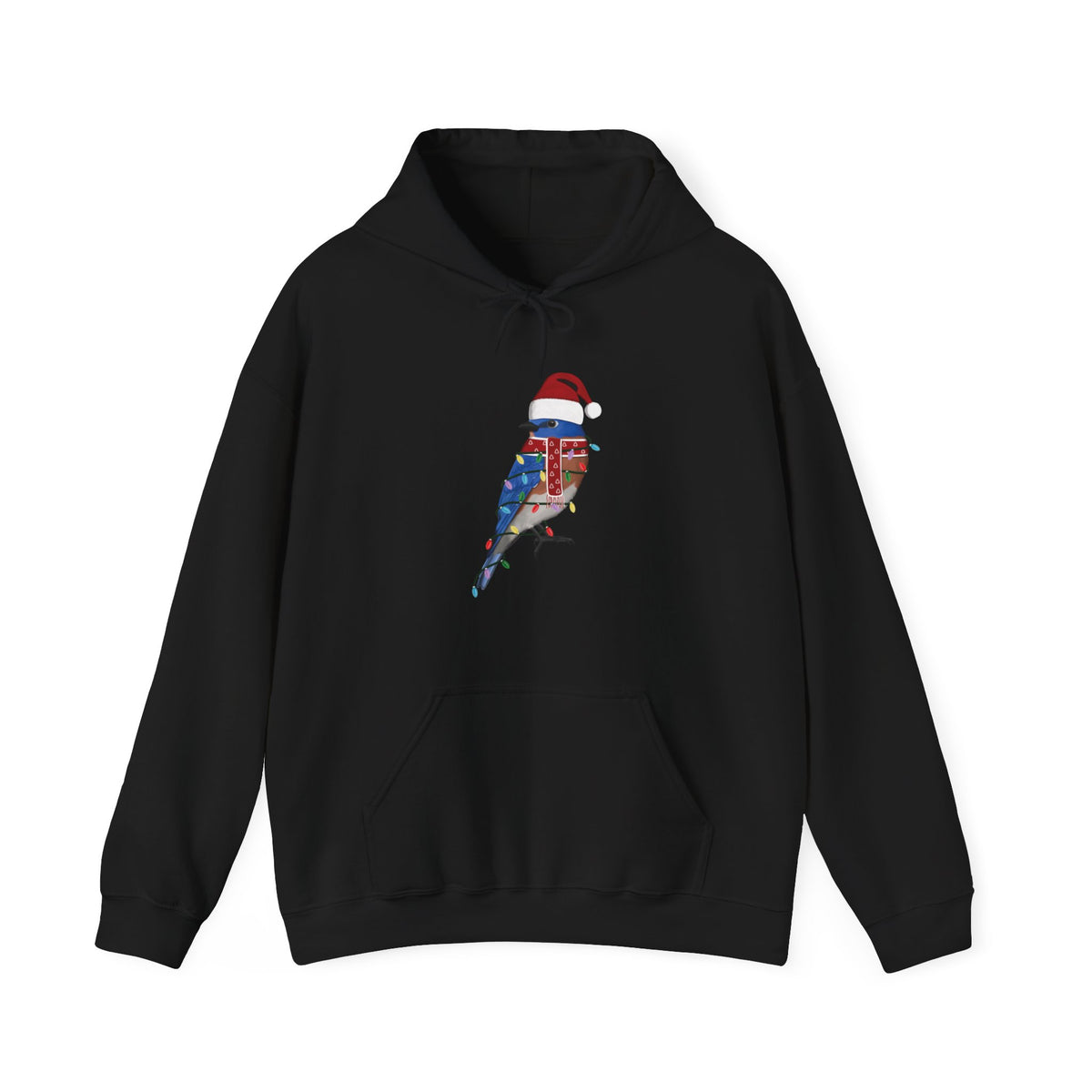 Bluebird Hoodie on bird background