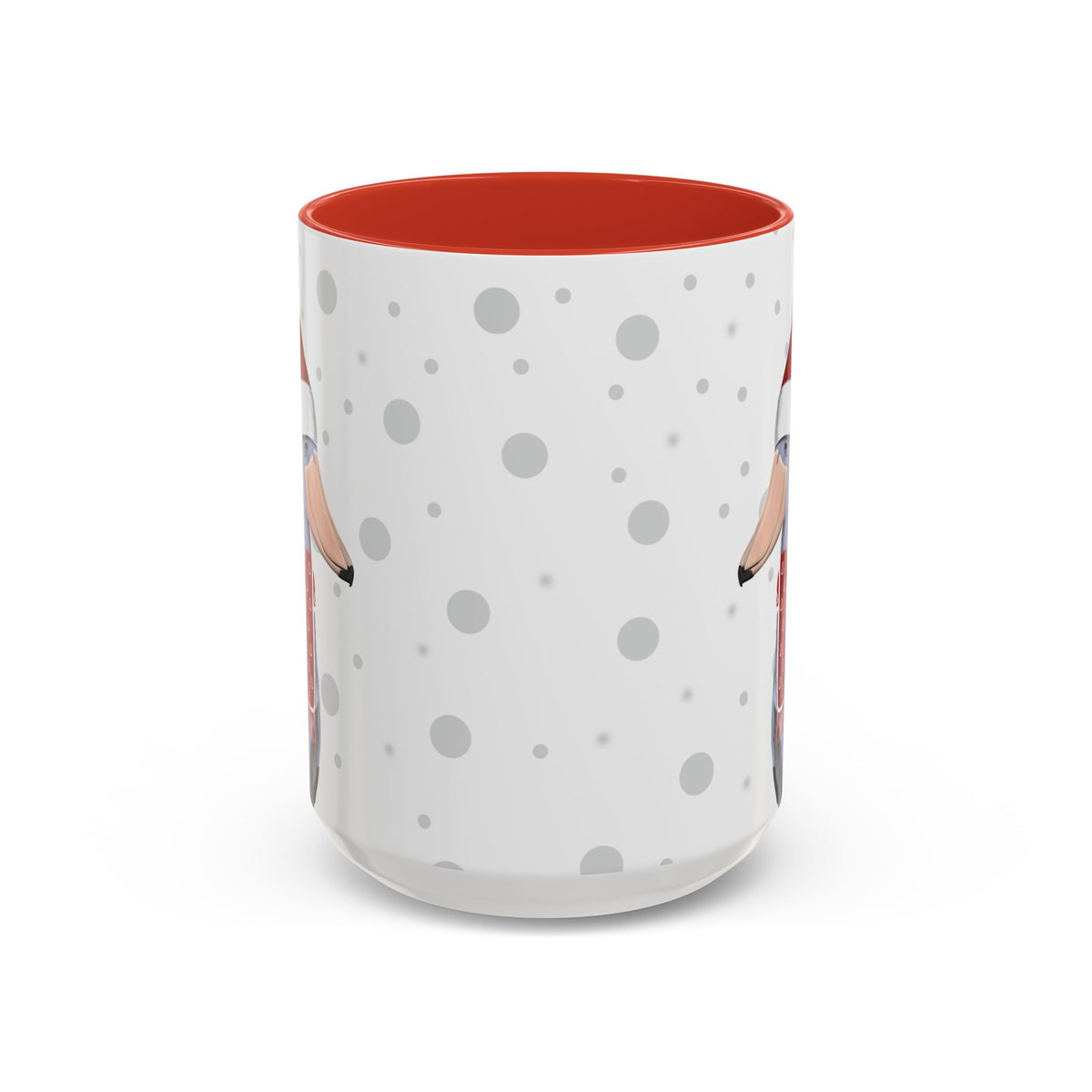 ハシビロコウのクリスマスバードコーヒーマグ