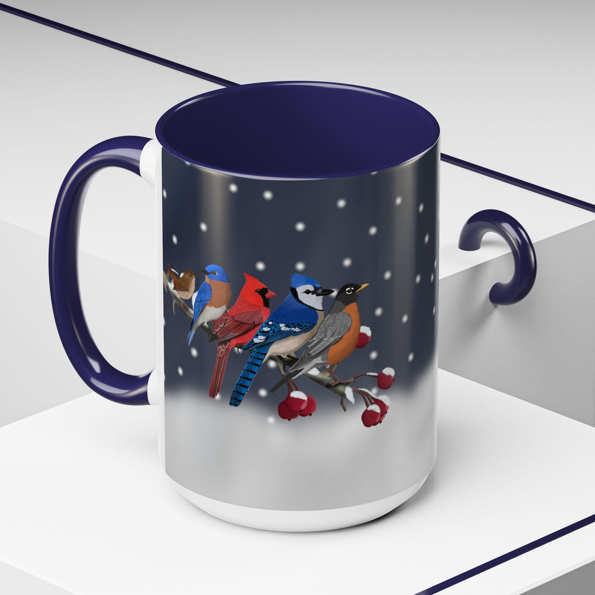 Backyard Birds Coffee Mug | Ceramic Christmas Gift for Bird Lovers