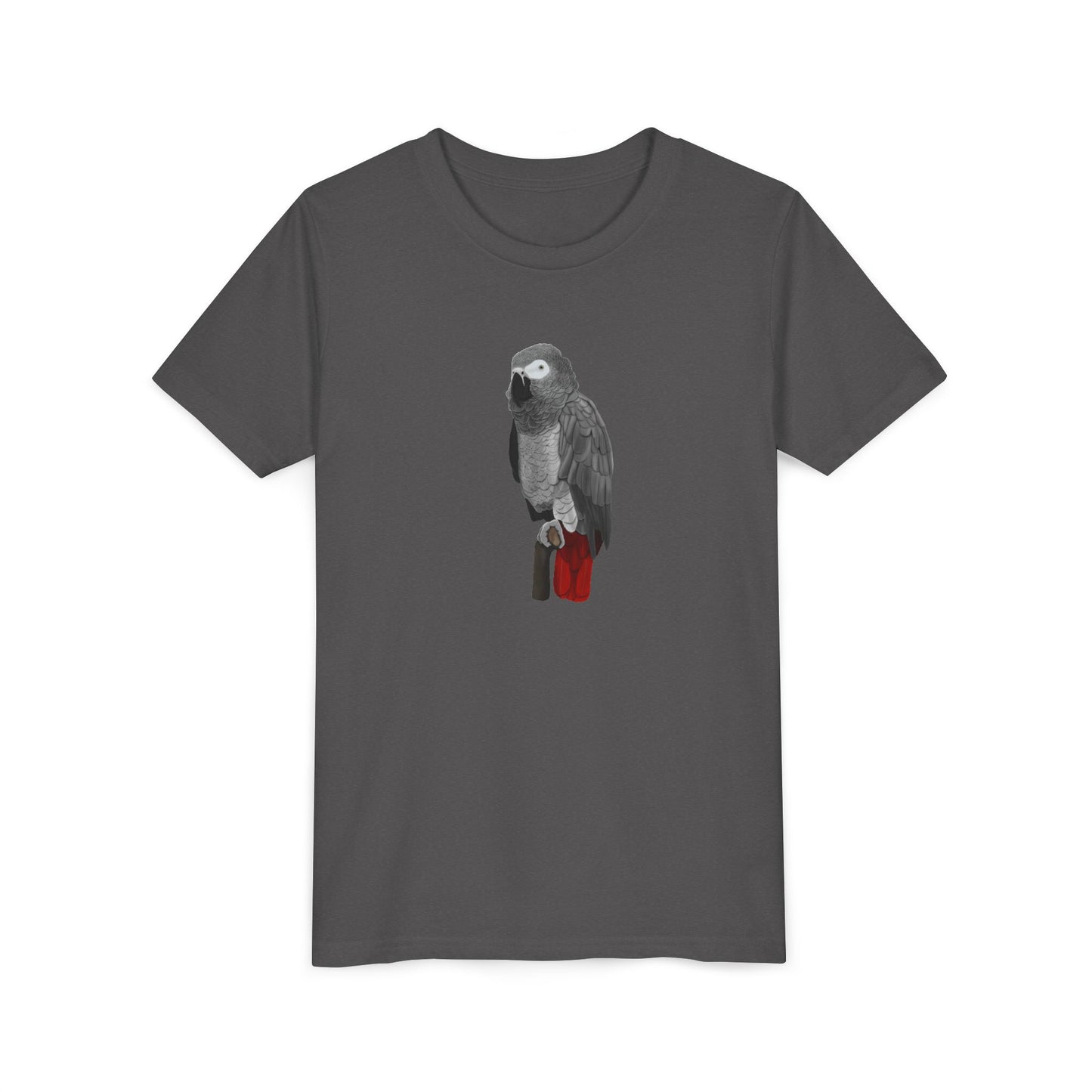 Grey Parrot Birding & Birdwatching Bird Youth T-Shirt