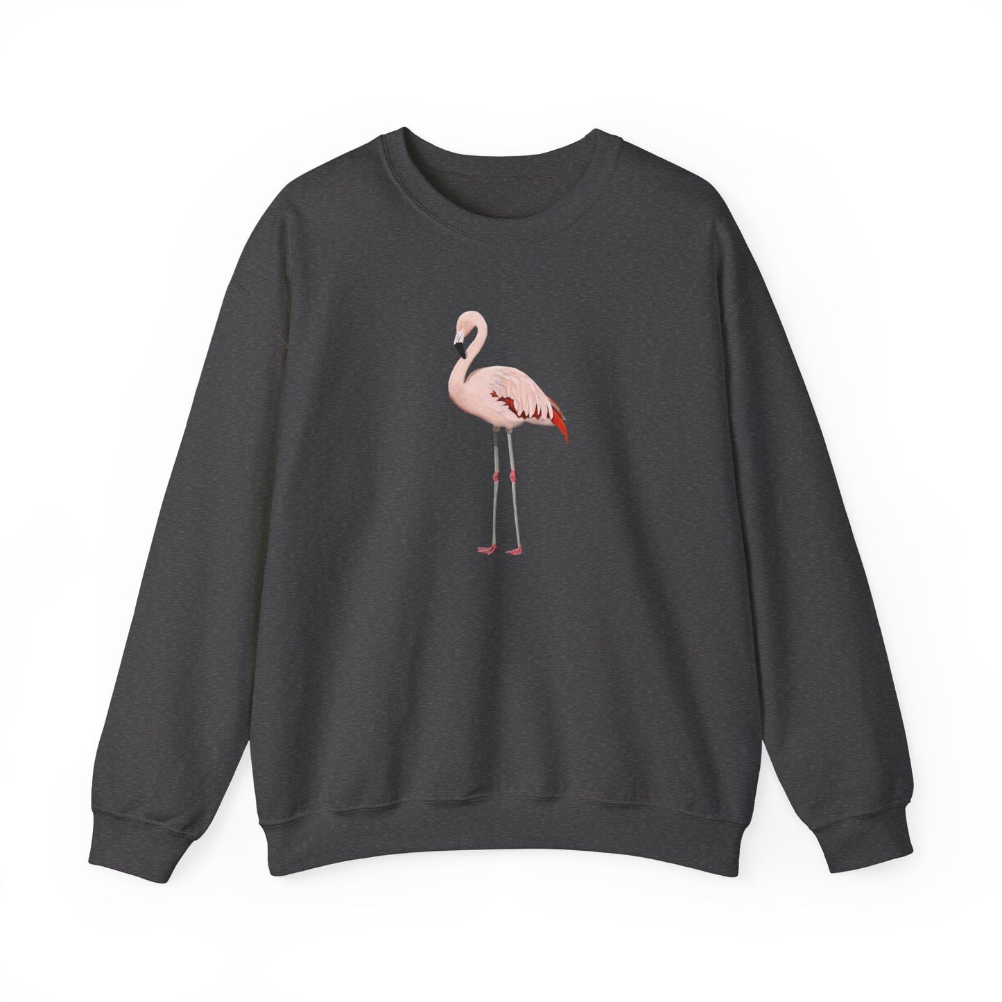 Flamingo Bird Watcher Biologist Crewneck Sweatshirt