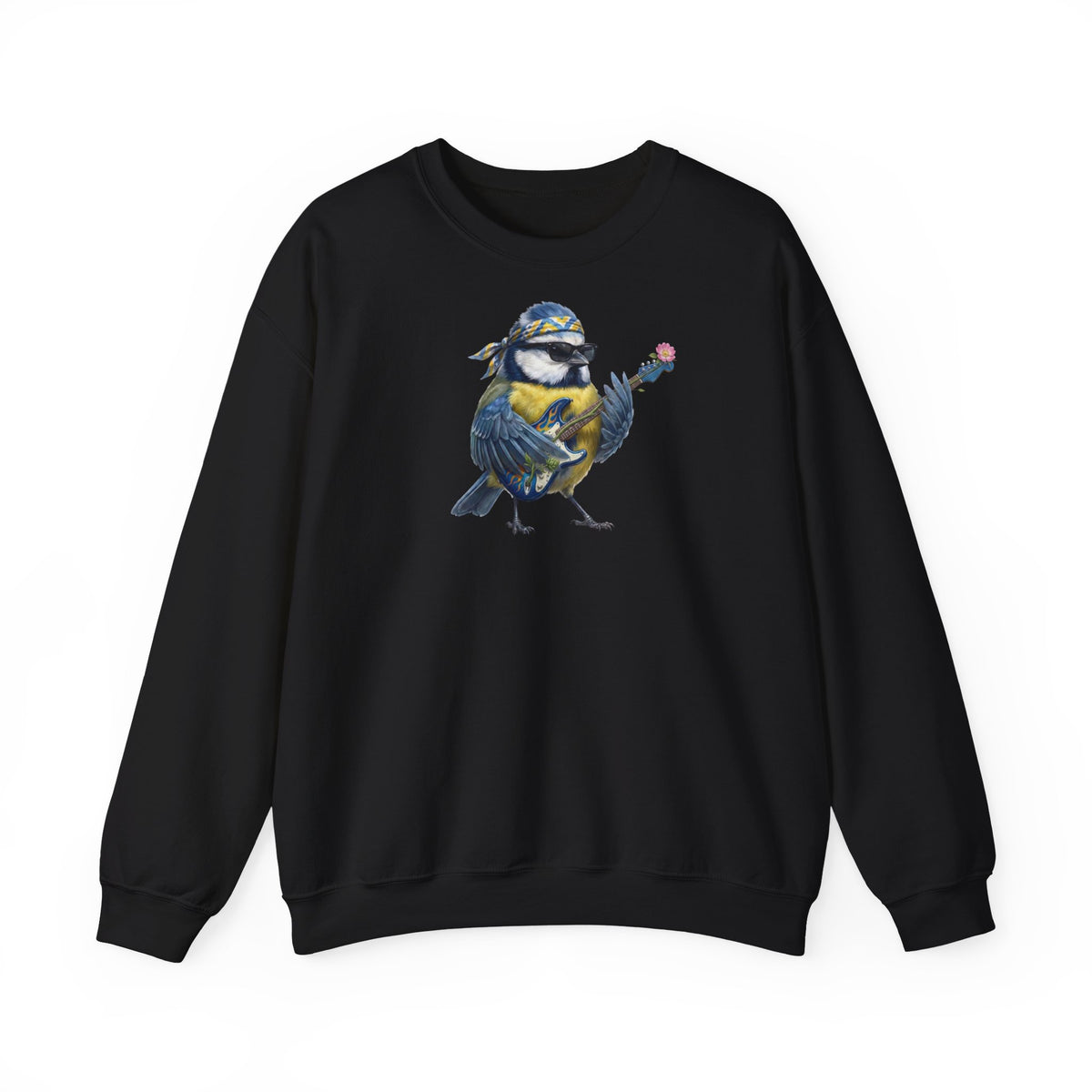 Blaumeise Sweatshirt Vogelmotiv – Animal Graphic Tee und Casual Everyday Wear Stil
