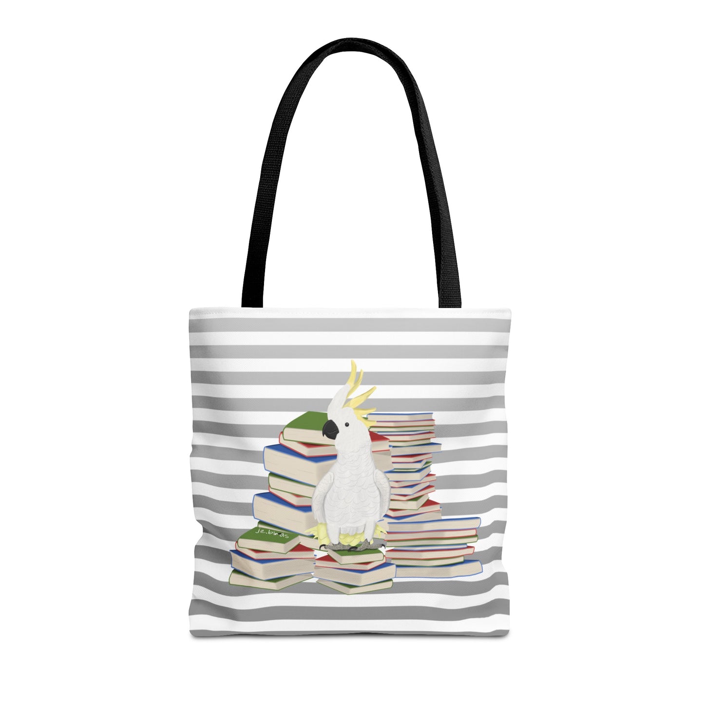 cockatoo bird books tote bag