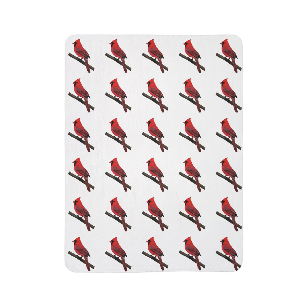 Cardinal Blanket – bird Pattern