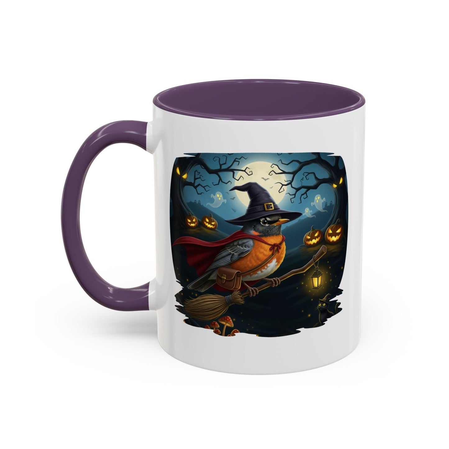 American Robin Halloween Bird Mug - Perfect Bird Lover Gift for Spooky Season