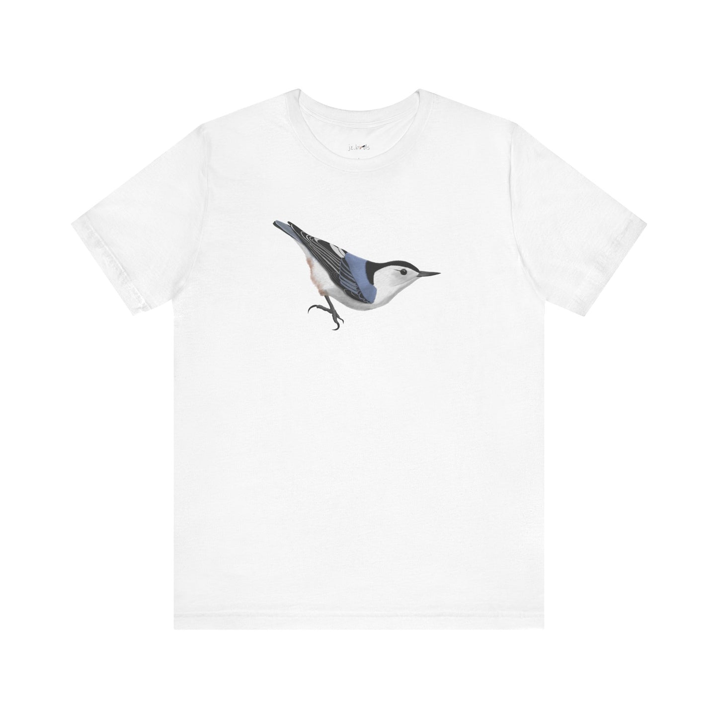White Breasted Nuthatch Birding & Birdwatching Bird T-Shirt