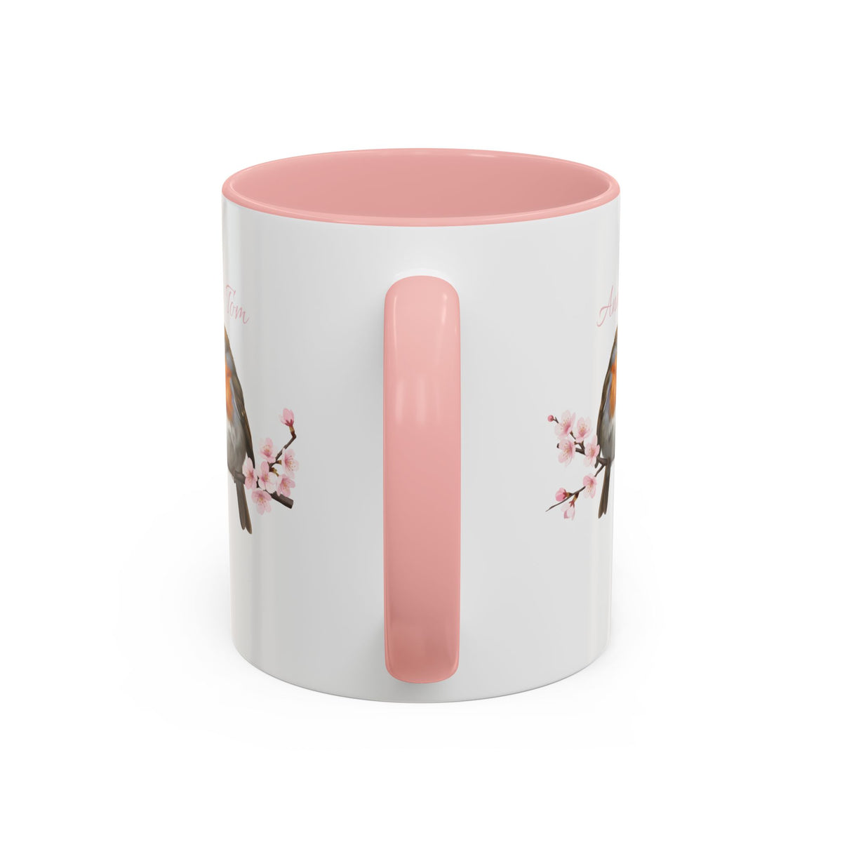 Rotkehlchen Tasse – accent mug und bird Stil