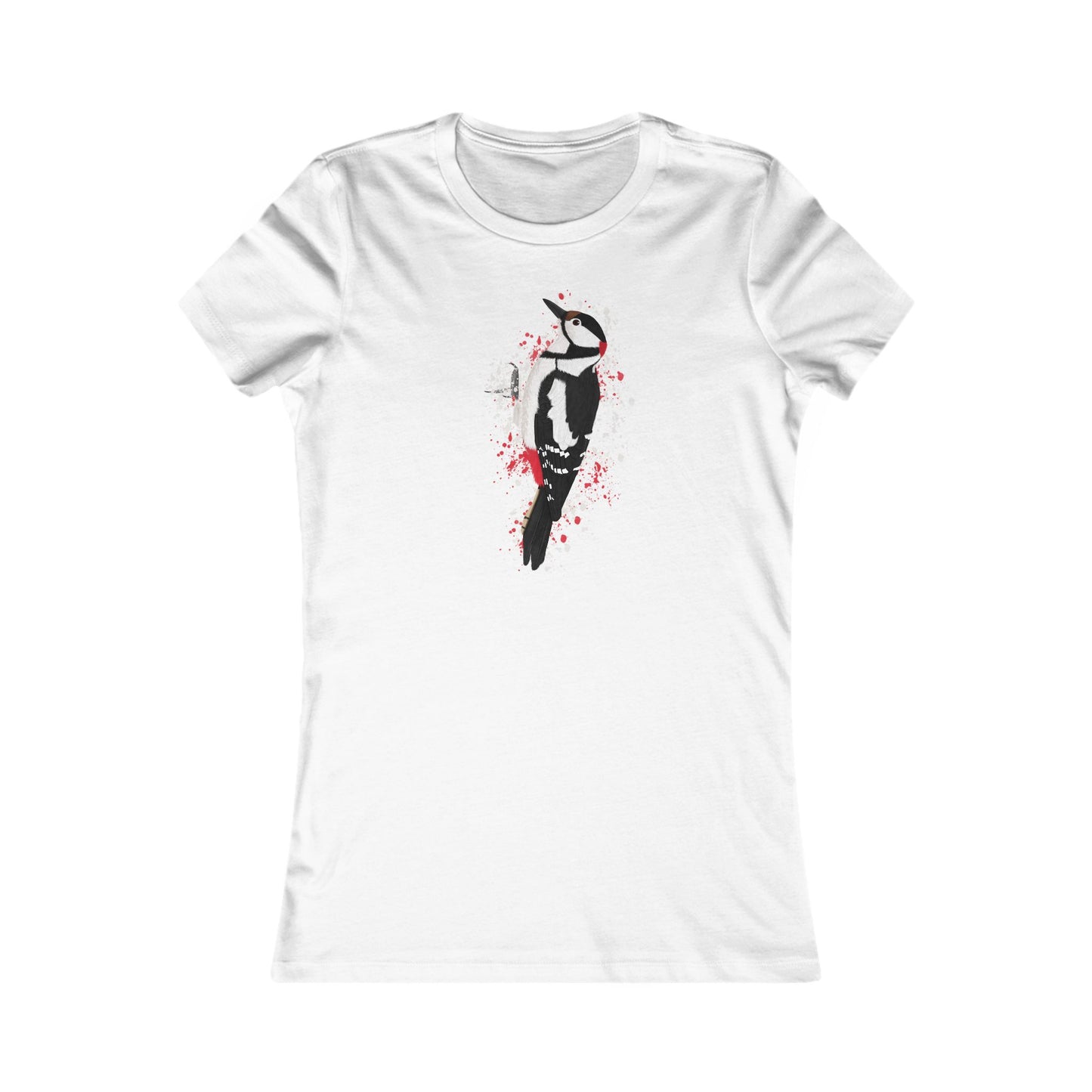 Buntspecht Vogel Frauen T-Shirt für Vogelfreundinnen