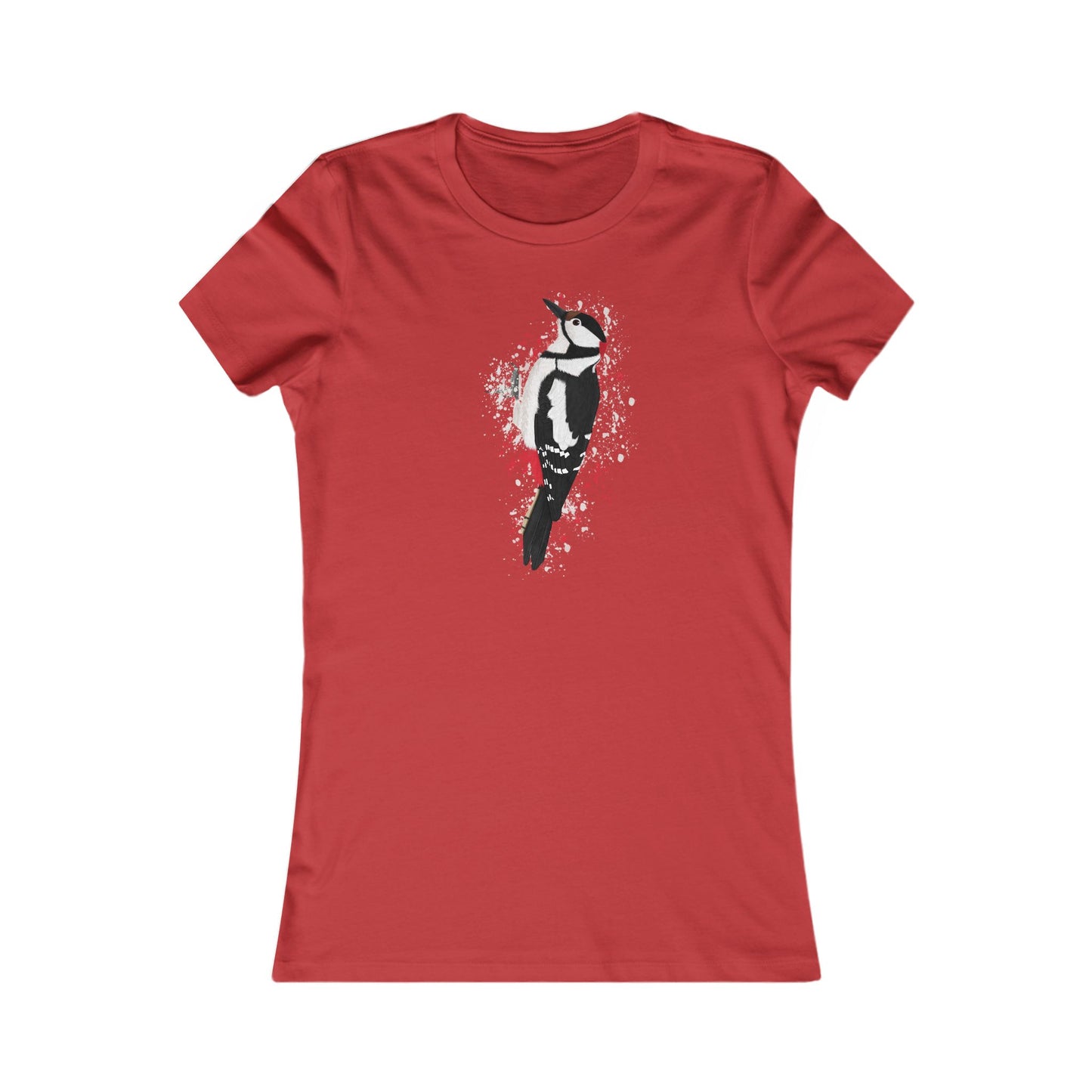 Buntspecht Vogel Frauen T-Shirt für Vogelfreundinnen
