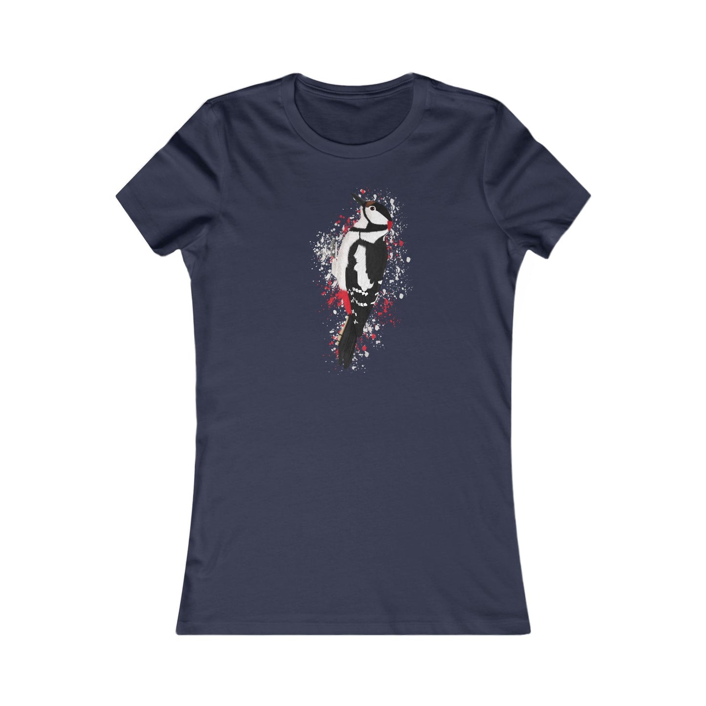 Buntspecht Vogel Frauen T-Shirt für Vogelfreundinnen