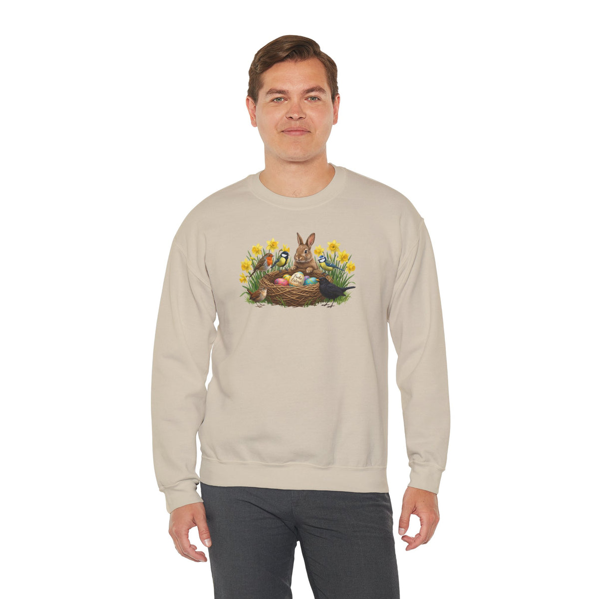 Oster Sweatshirt – Vogelmotiv – Animal Graphic Tee, Casual Everyday Wear