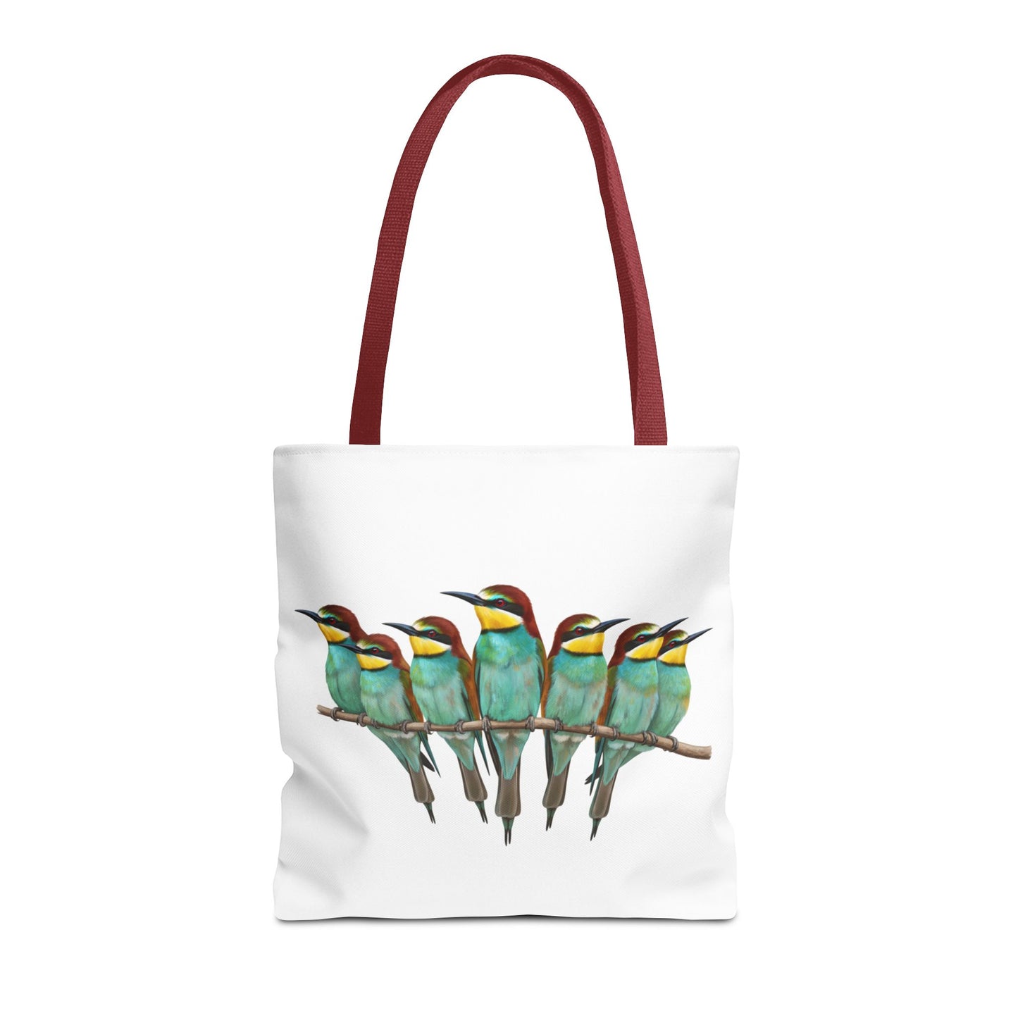 Bienenfresser Tragetasche 40x40cm Vogel Tasche Weiß für Vogelbeobachter