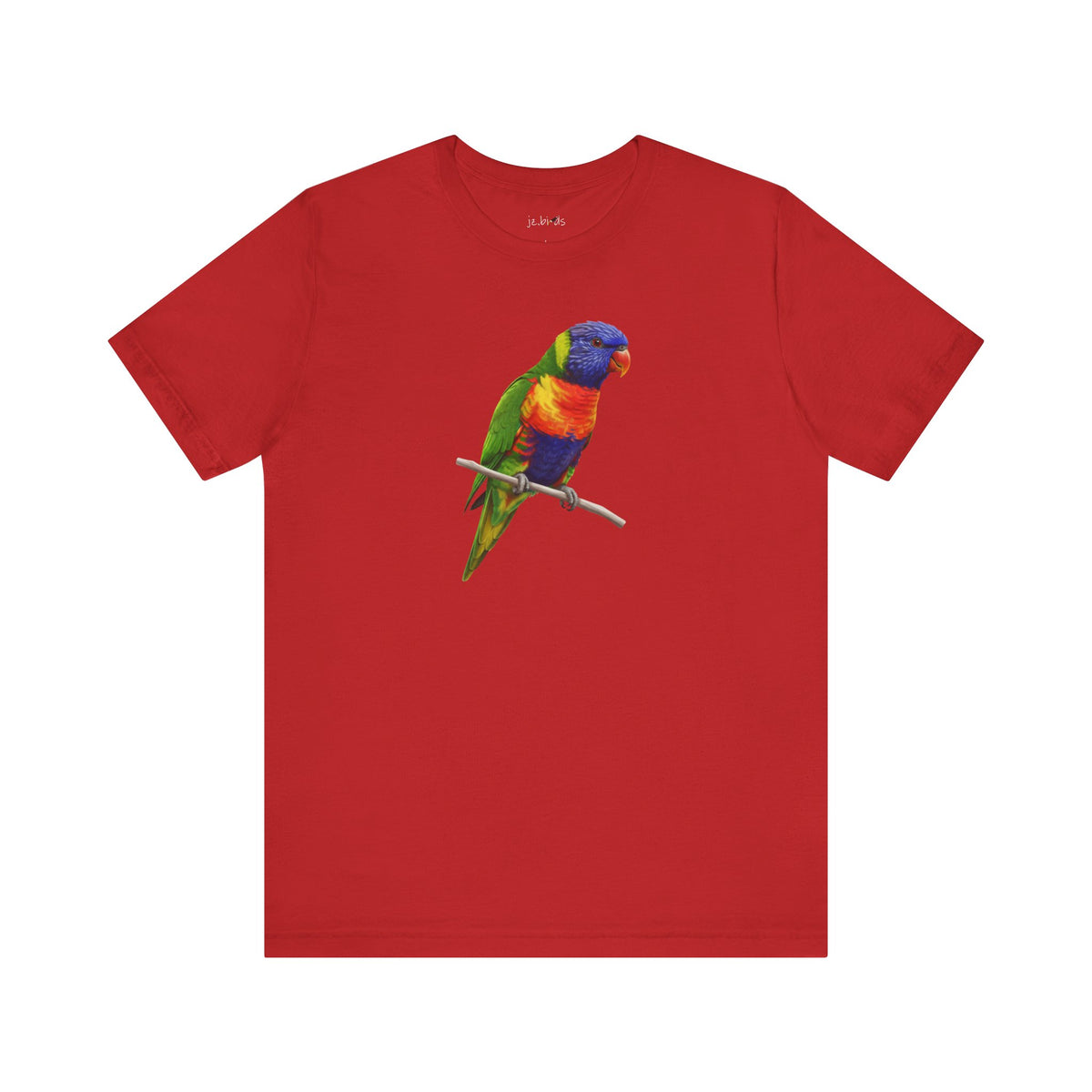 Rainbow Lorikeet T-Shirt | Unisex Bird Lover Tee Wildlife Birder Gift –