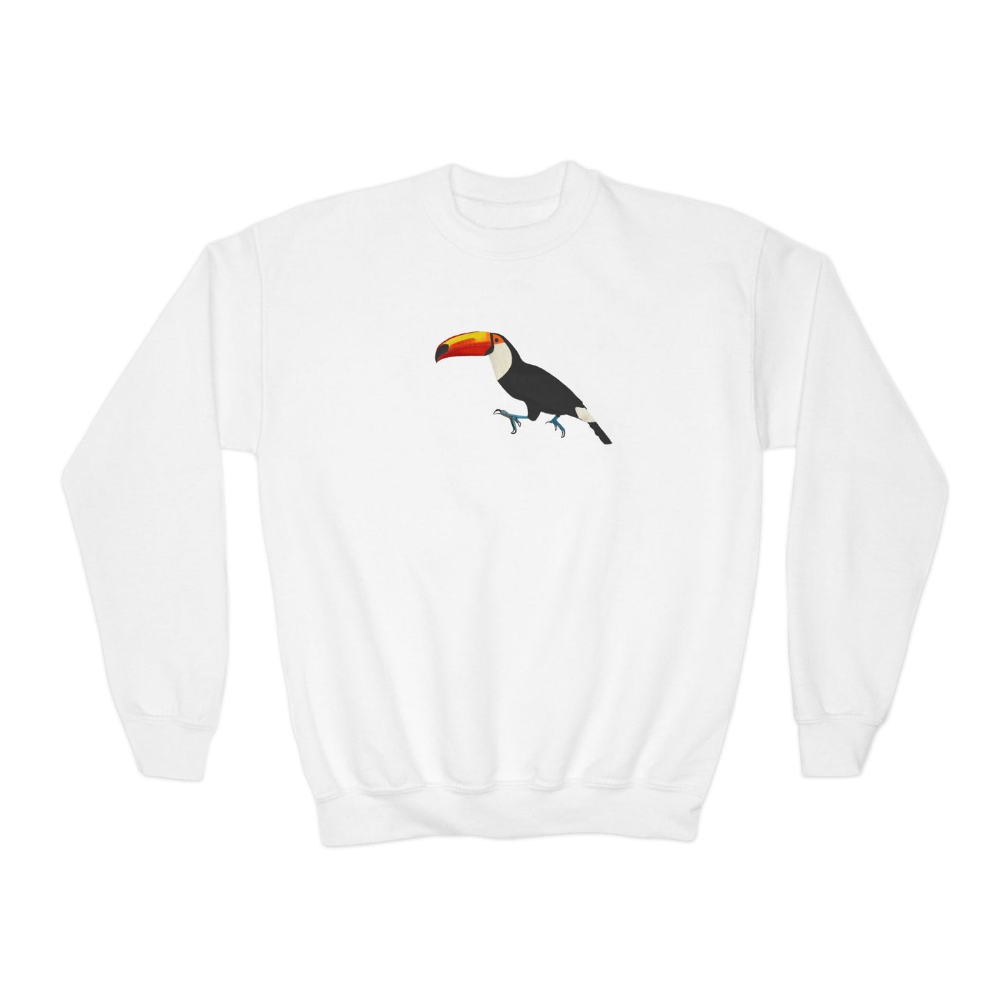 Toucan Bird Birdwatching Youth Crewneck Sweatshirt