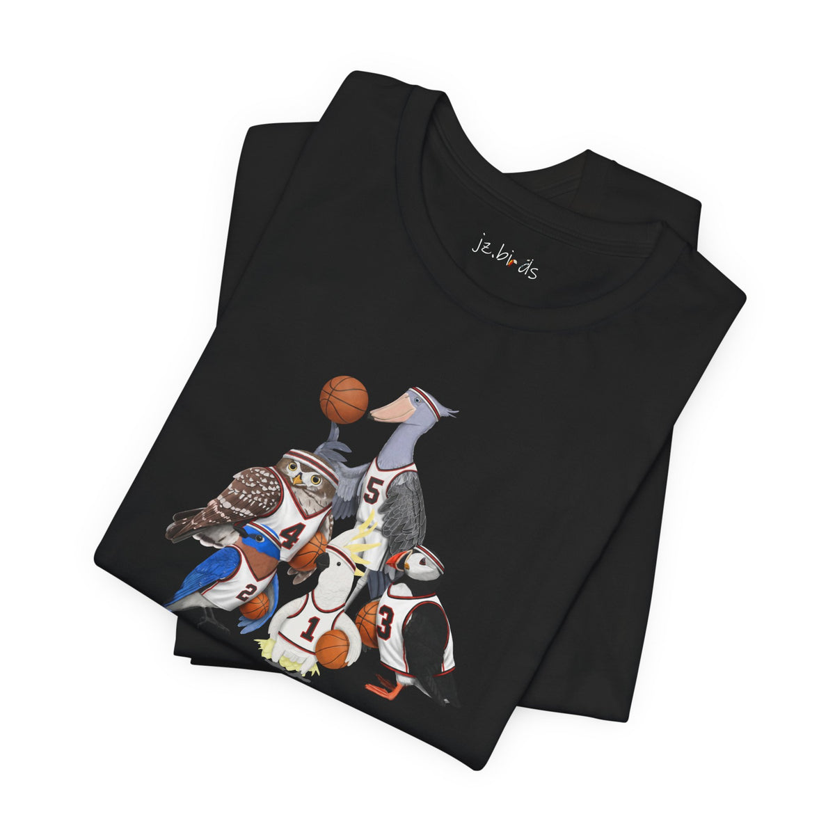 面白いバスケットボールバードTシャツ - ユニークなバスケットボールファンへのギフト - 選手とファンのための柔らかいユニセックスTシャツ