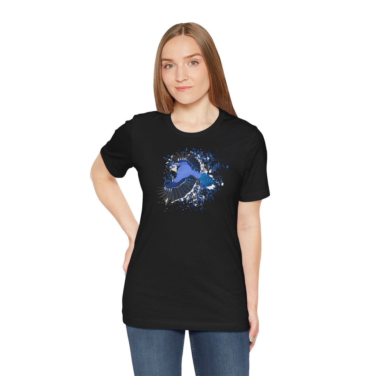 Blue Jay Vogel T-Shirt für Vogelfreunde