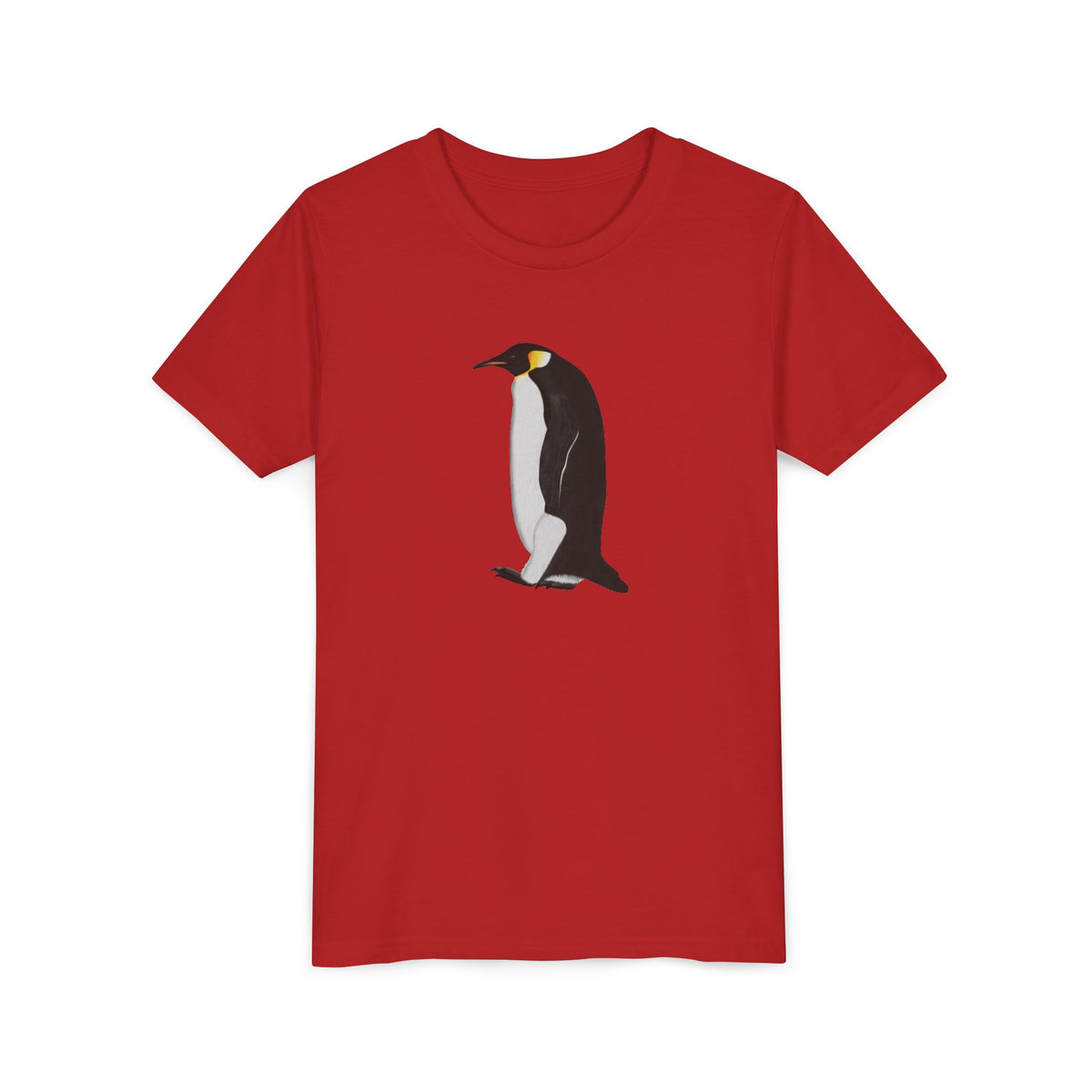 皇帝ペンギンのバードウォッチングとバードウォッチング用ユースTシャツ