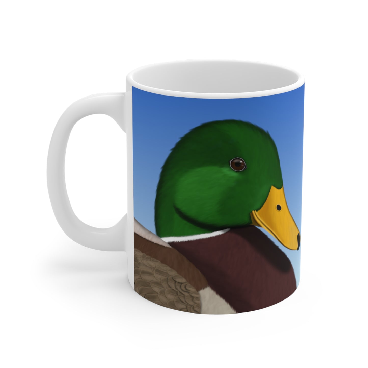 Mallard Bird Ceramic Mug 11oz - jz.birds