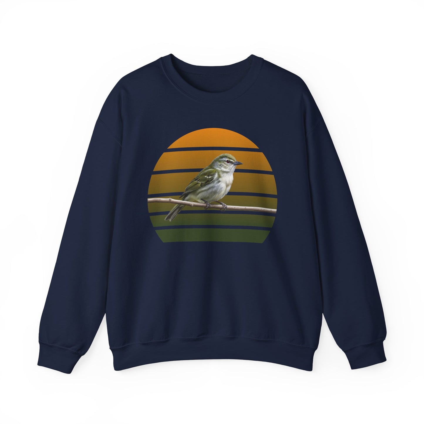 Red-Eyed Vireo Sweatshirt | Songbird Crewneck | Unique Birder Gift | Unisex Wildlife Pullover