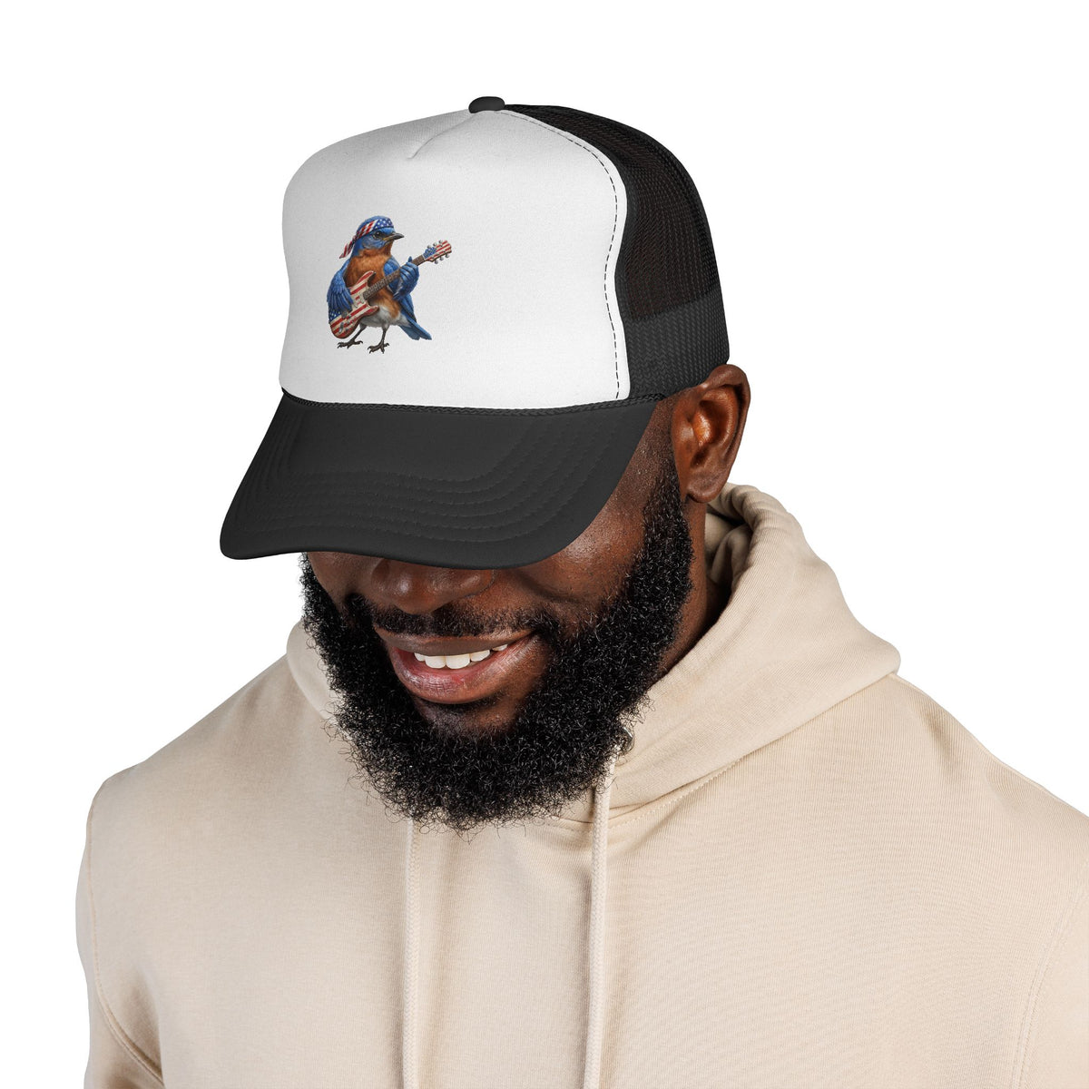 The Bassbird "Deep Groove" Trucker Cap – Bassist Edition - Backyard Birds Hats – animal