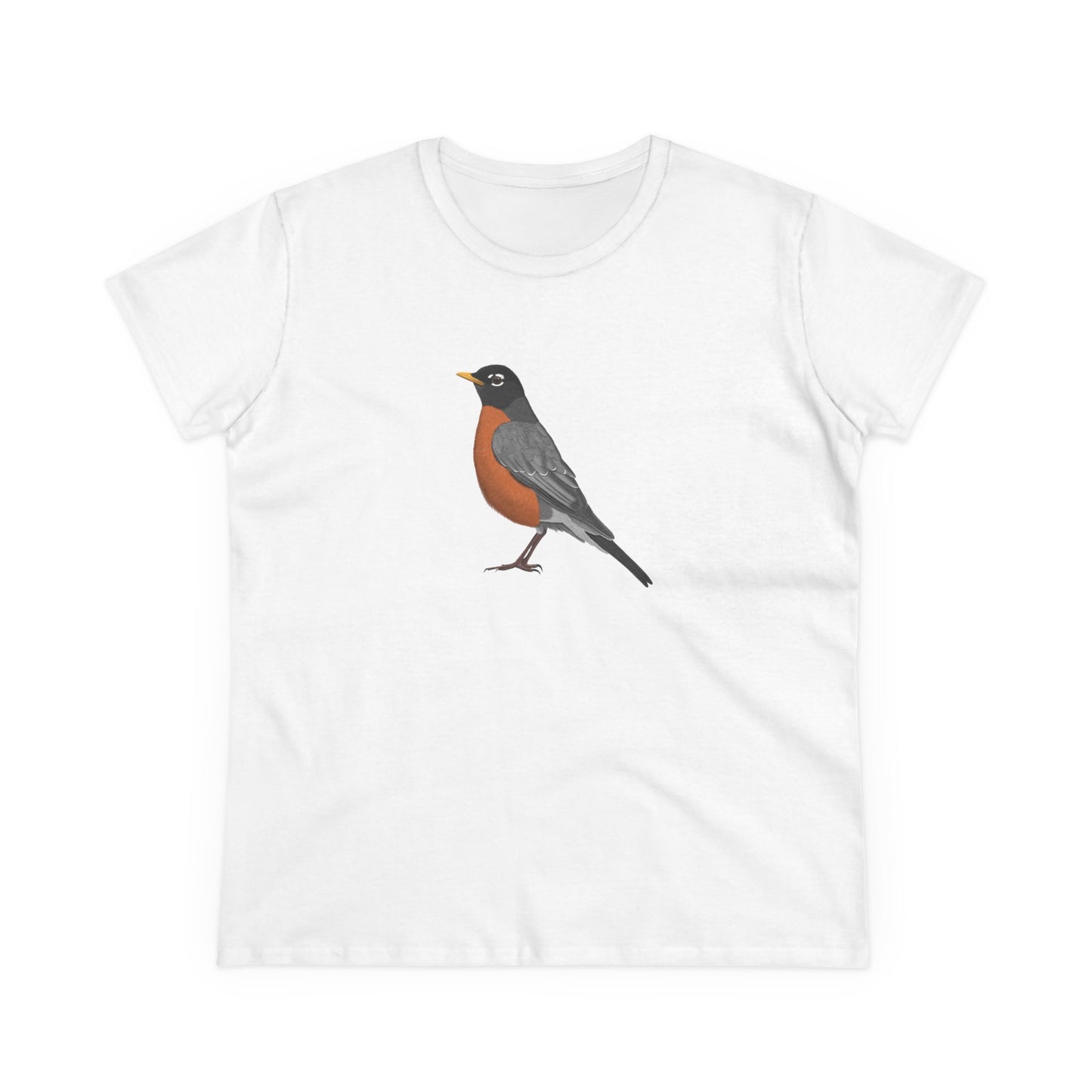 American Robin Bird Design for Birdwatchers and Bird Lovers Women's T-Shirt