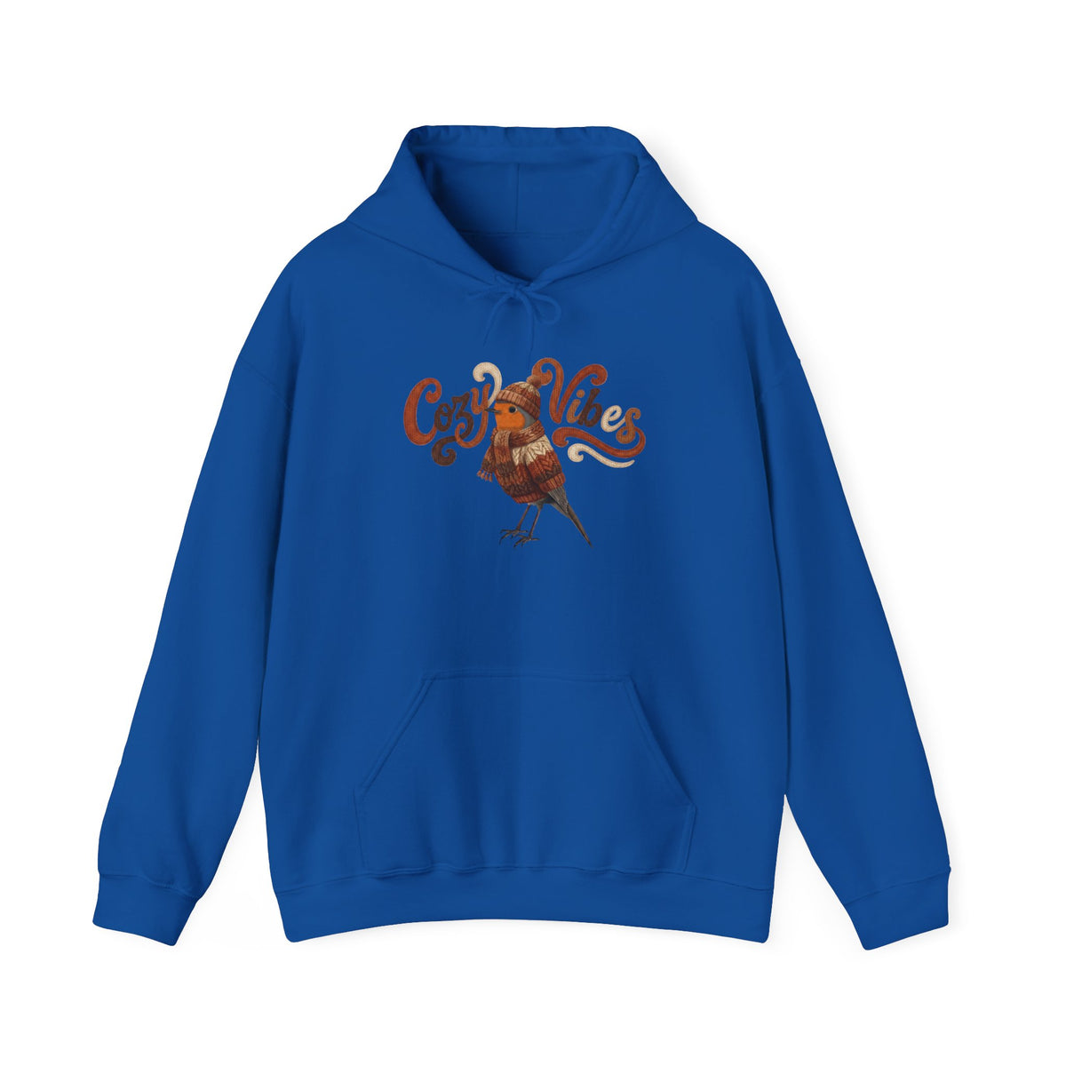 Rotkehlchen Kapuzenpullover in Navy