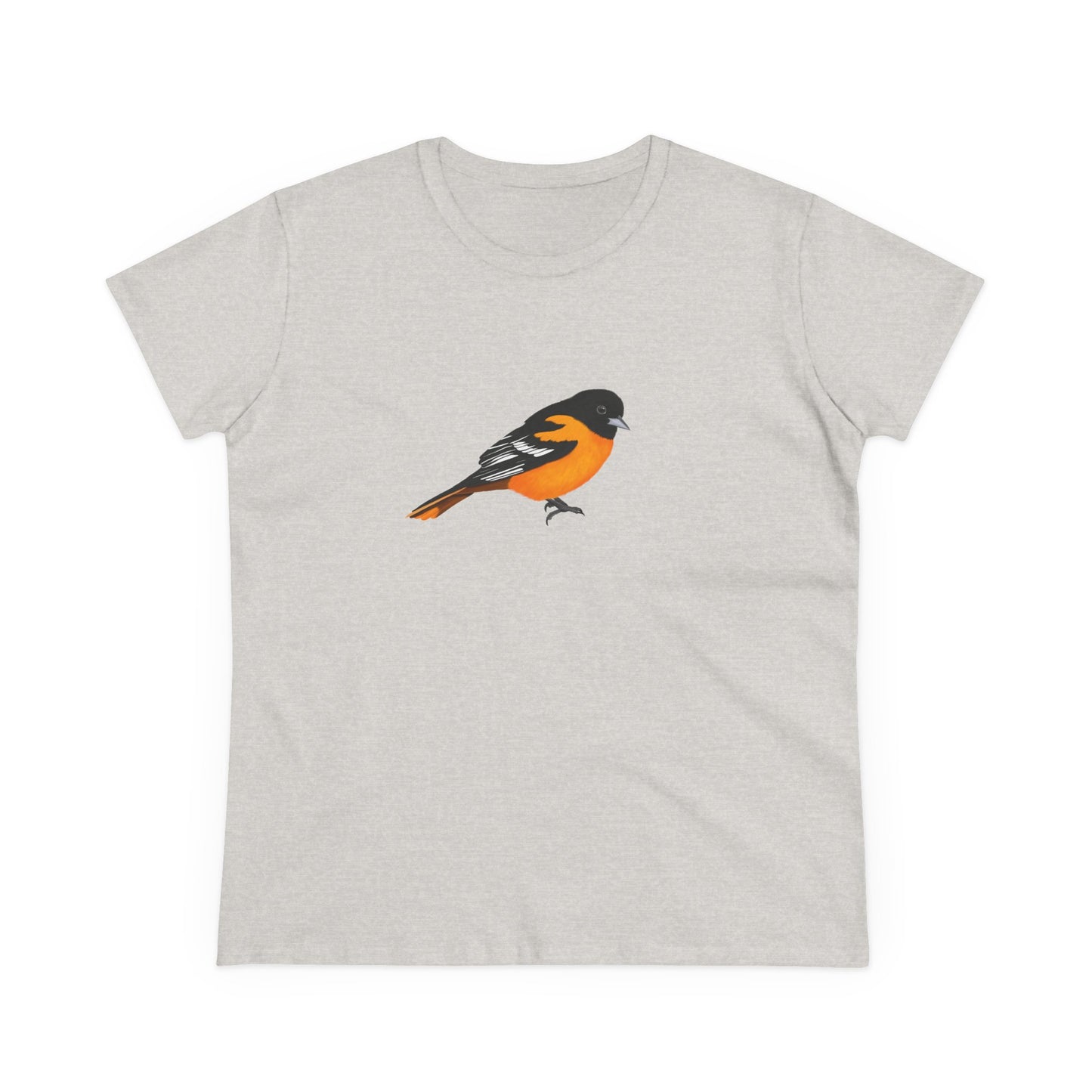 Baltimore Oriole Bird Design for Birdwatchers and Bird Lovers Women's T-Shirt