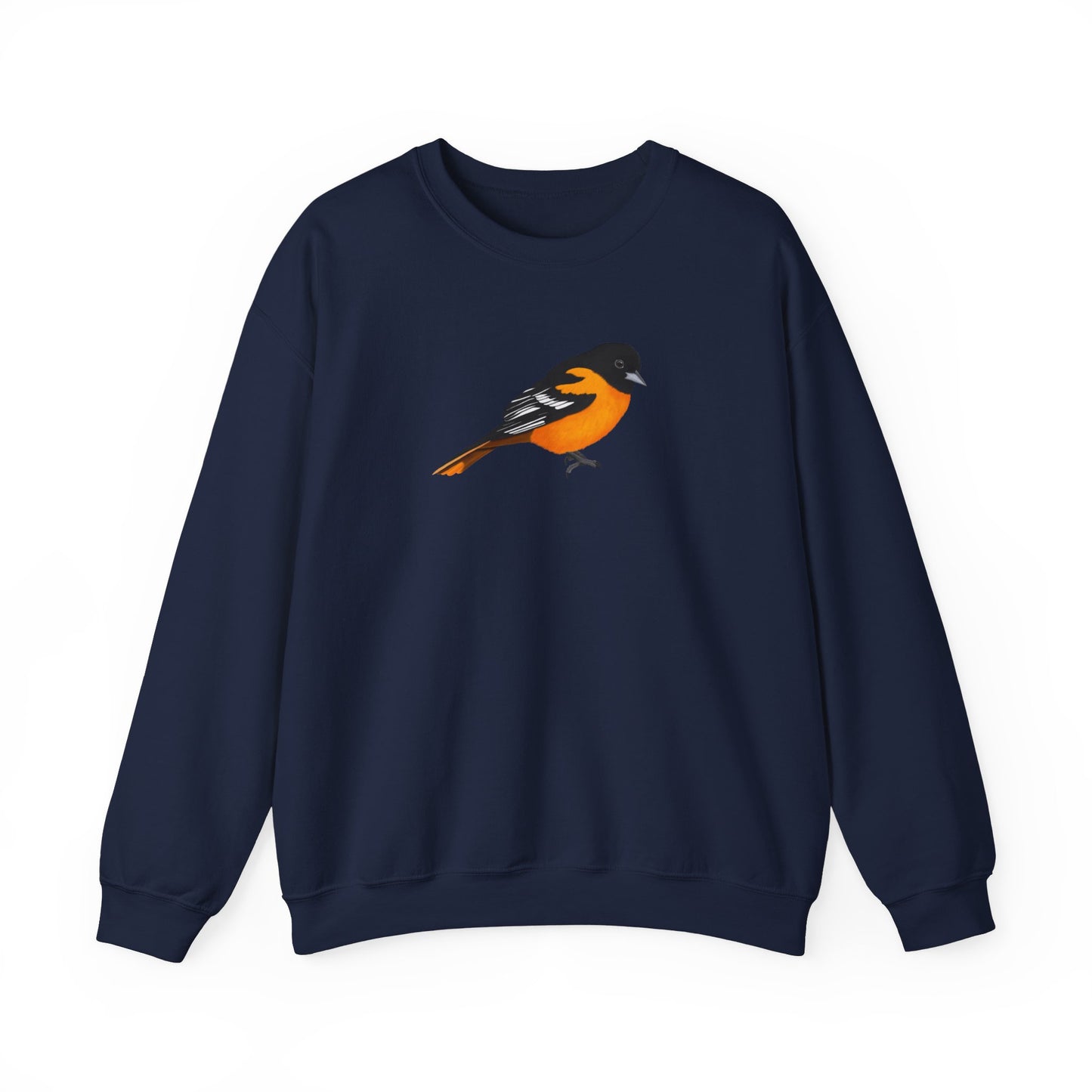 Baltimore Oriole Bird Watcher Biologist Crewneck Sweatshirt