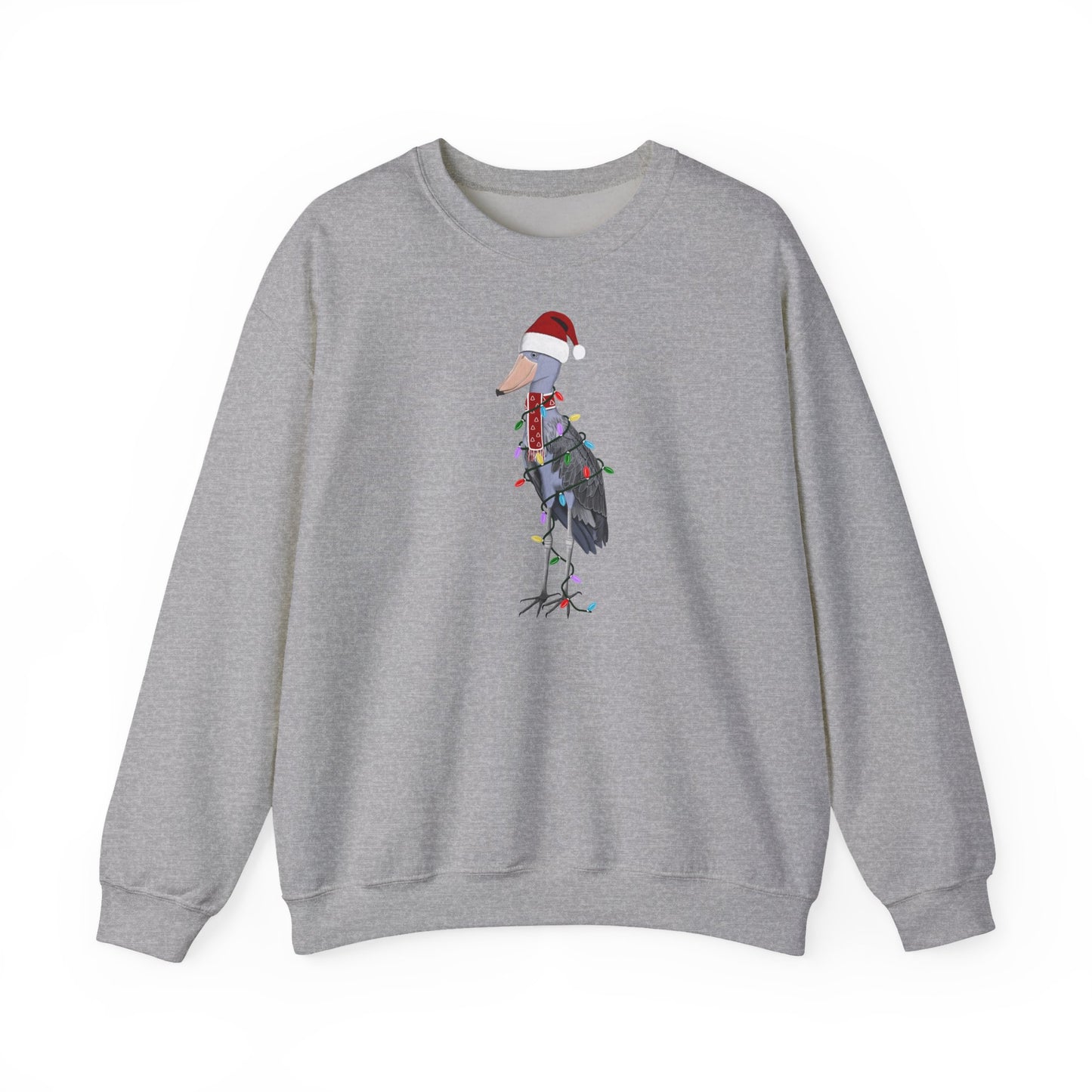 Schuhschnabel Weihnachts-Sweatshirt | Unisex Vogel Sweater für Vogelfreunde & Vogelbeobachter