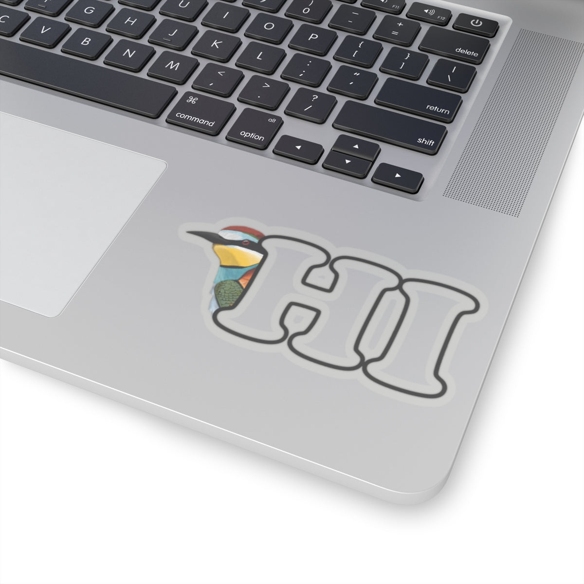 Bee-Eater Hi Bird Kiss-Cut Sticker