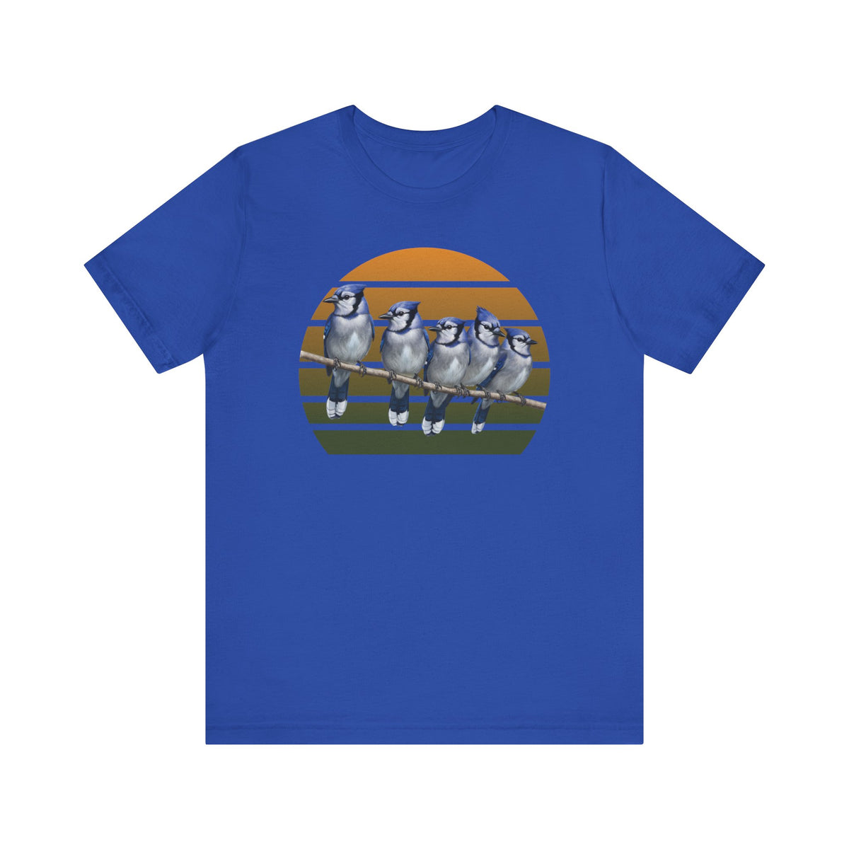 Blue Jay Premium T-Shirt | Unique Birdwatcher & Birder Gift by jz.birds