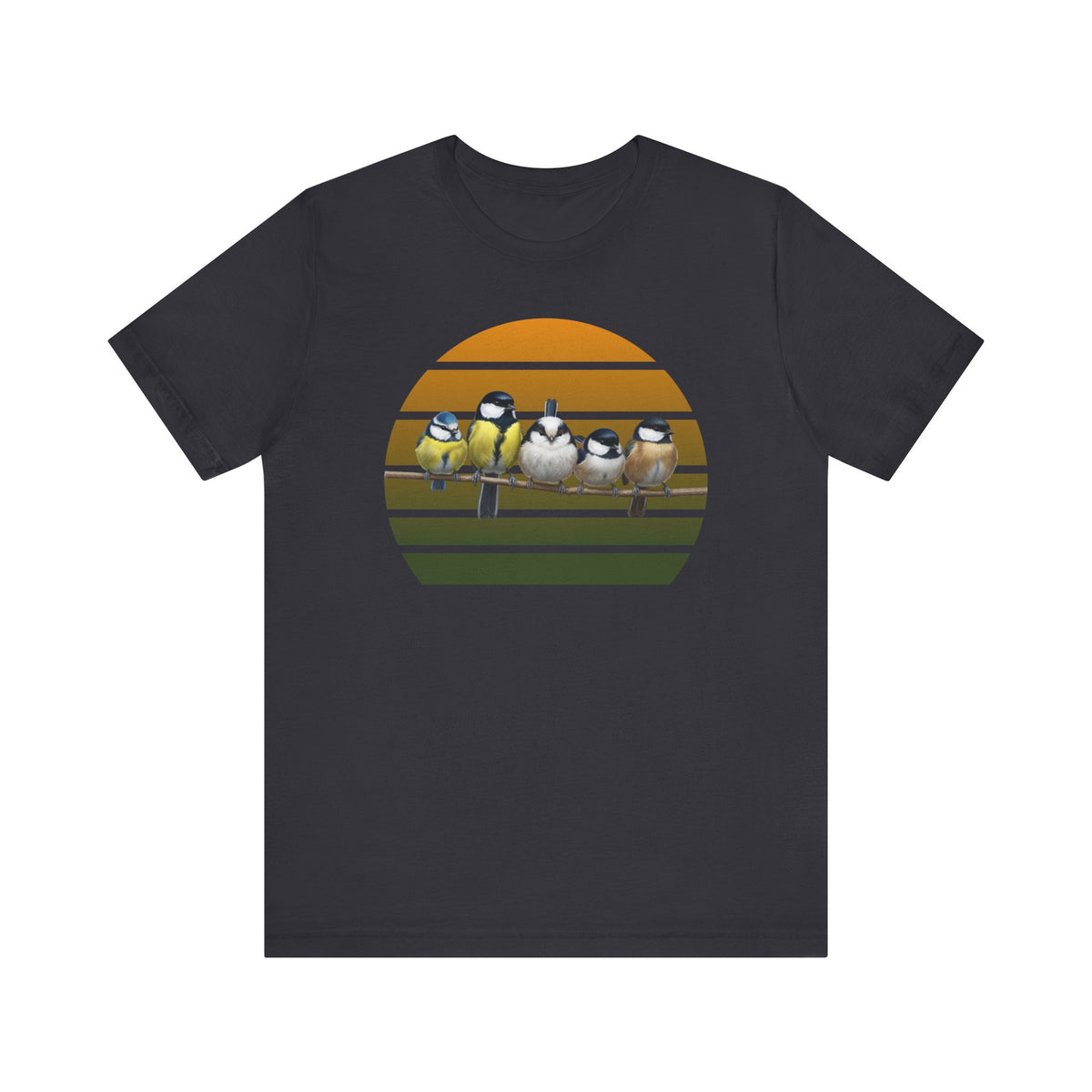 Meisen Premuim T-Shirt | Geschenk für Vogelbeobachter | jz.birds