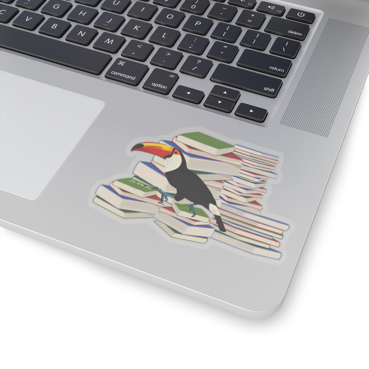Toucan Bird and Books Birdlover Bookworm Sticker – Fall Bestsellers, Paper products