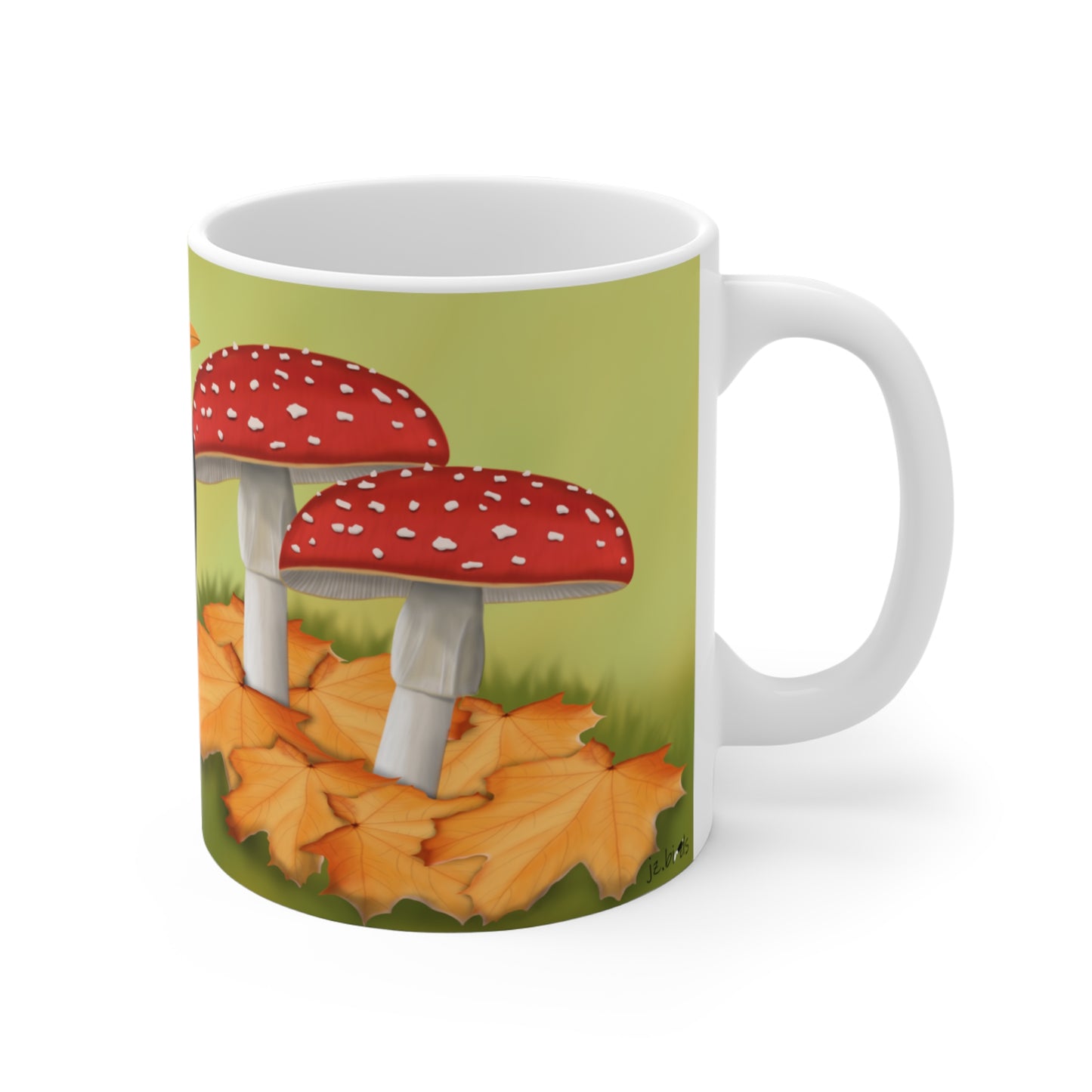 Blackbird Bird Fall Edition Ceramic Mug 11oz - jz.birds