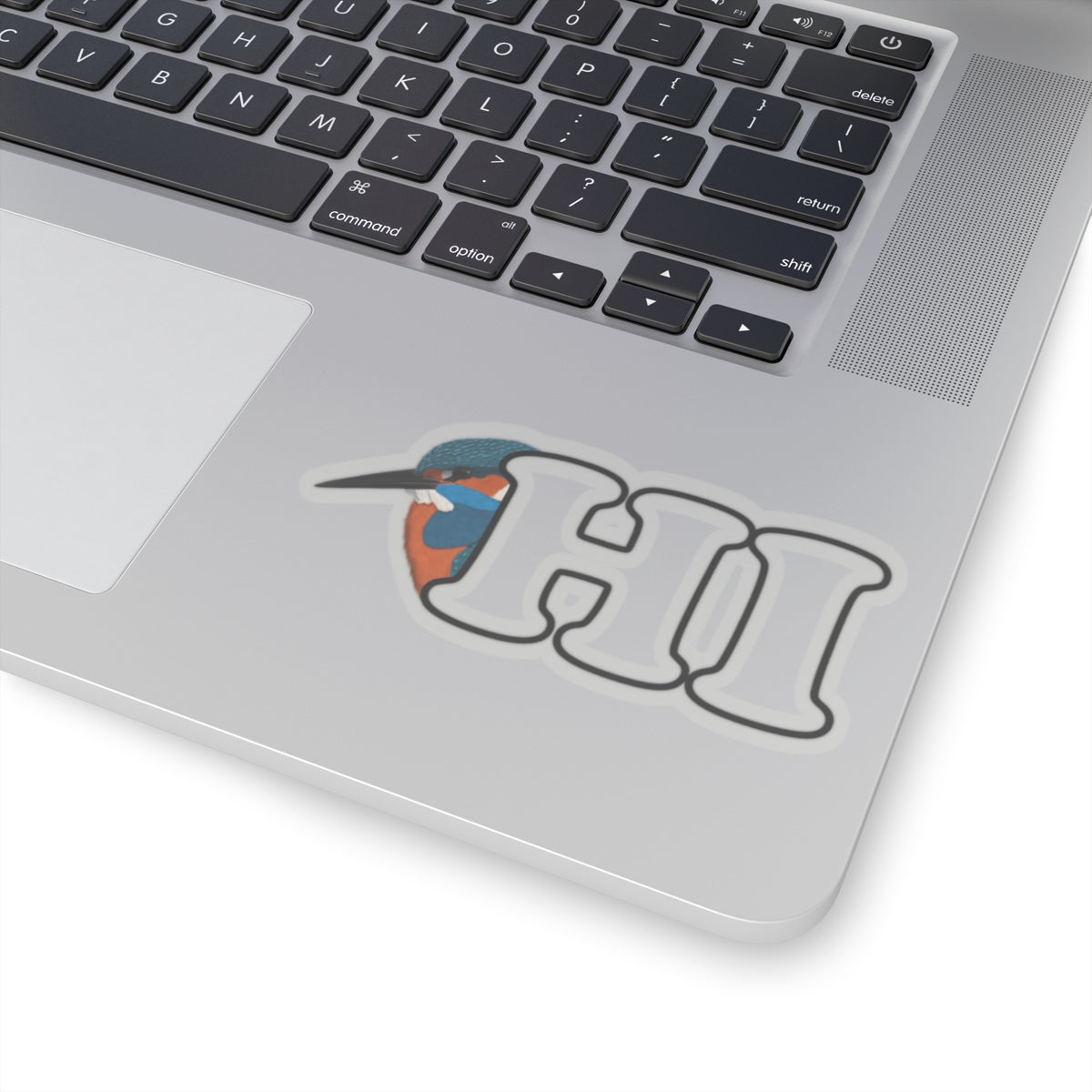 Kingfisher Hi Bird Kiss-Cut Sticker