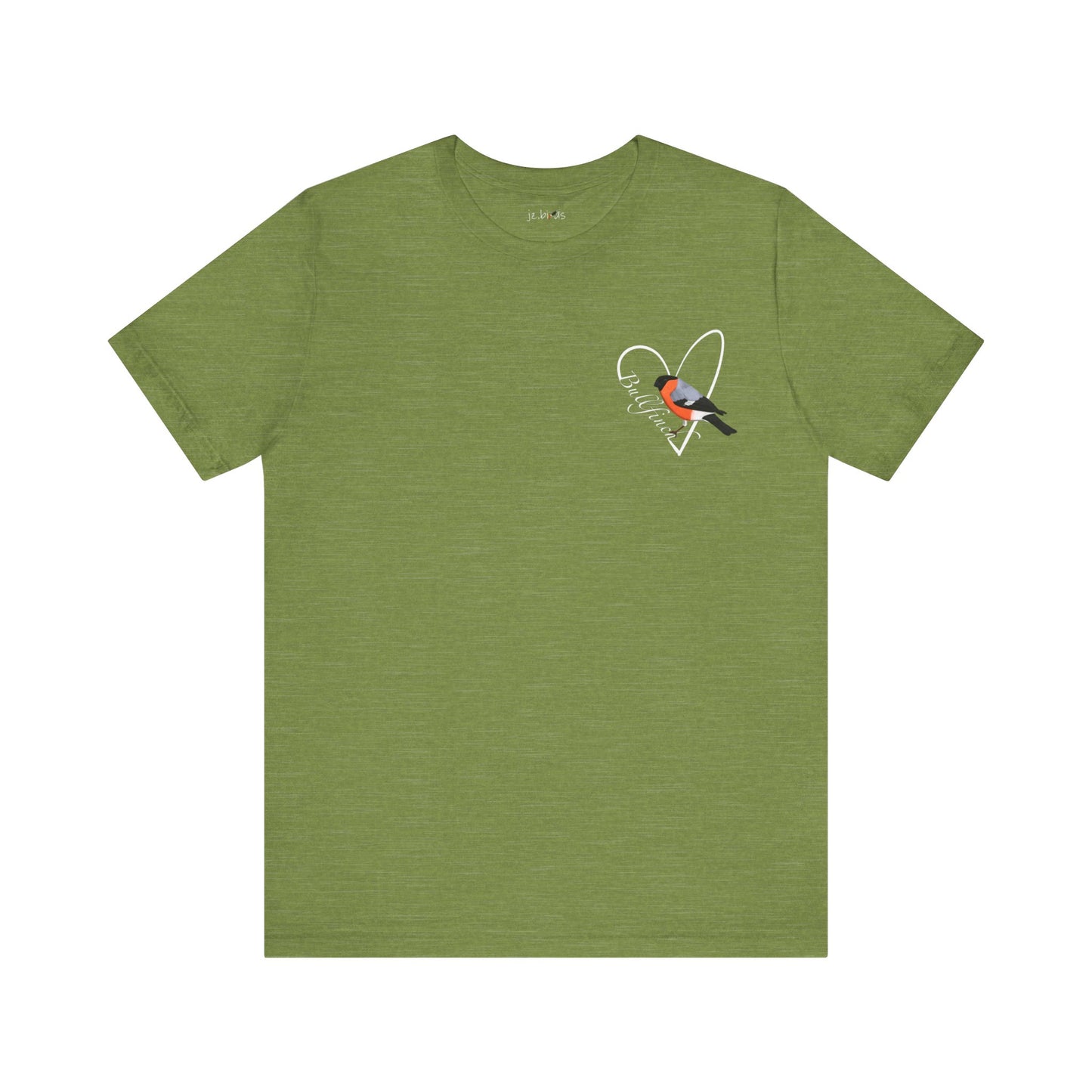 Finch T-Shirt on Cotton background
