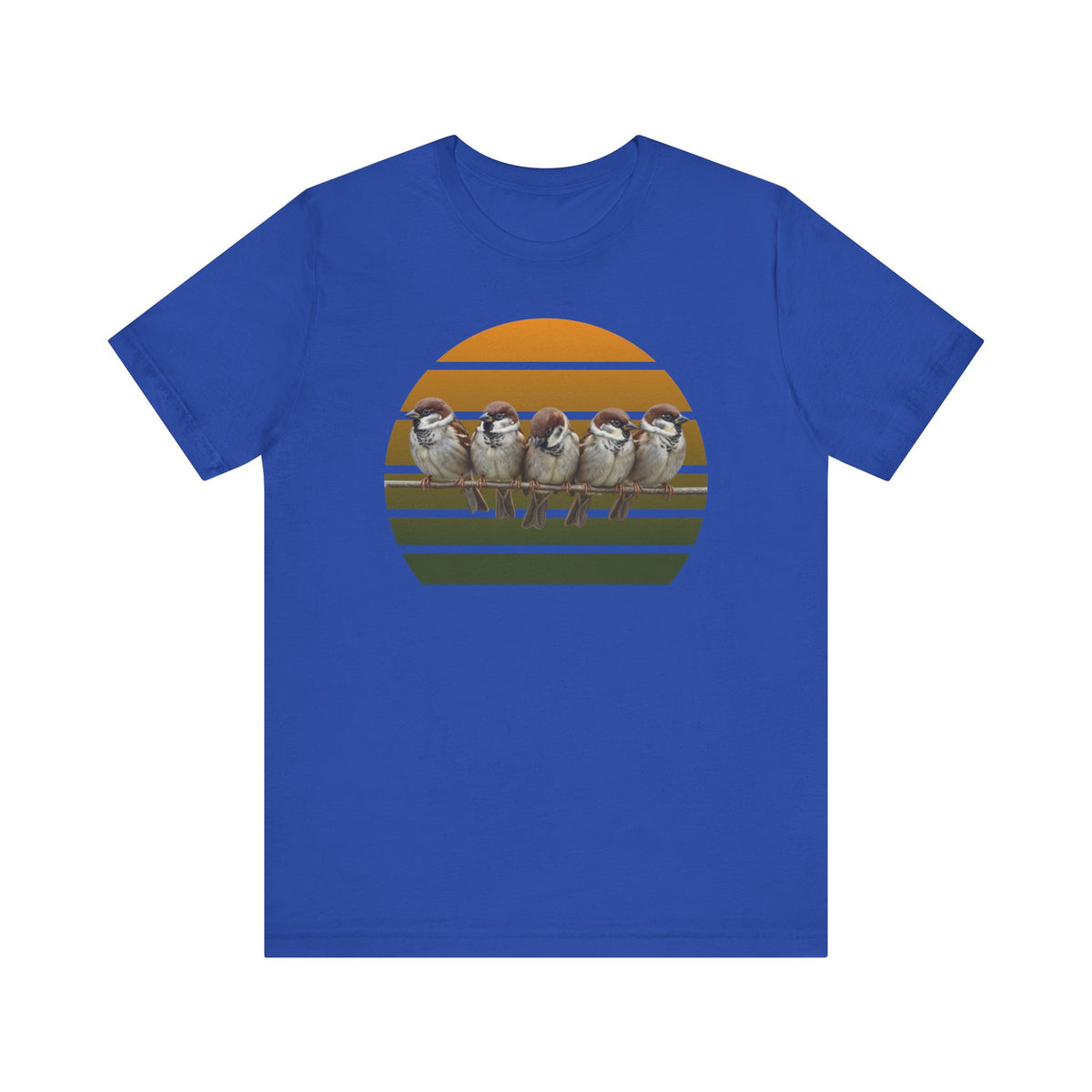 Spatzen Premuim T-Shirt | Geschenk für Vogelbeobachter | jz.birds