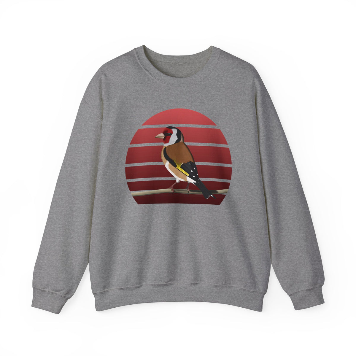 Goldfinch Birdlover Ornithologist Bird Sweatshirt – Crew neck,