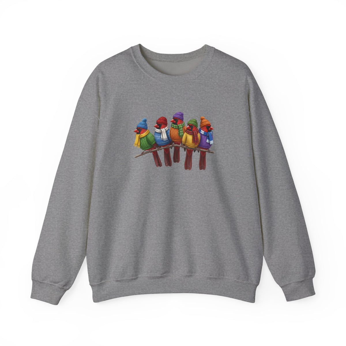 Cardinal Sweatshirt | Bird Watcher Crewneck Unisex Songbirds Wearing Knit Gift for Lovers – Animal Lover