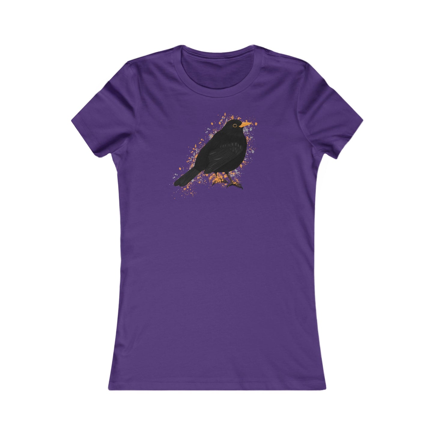 Amsel Vogel Frauen T-Shirt für Vogelfreundinnen