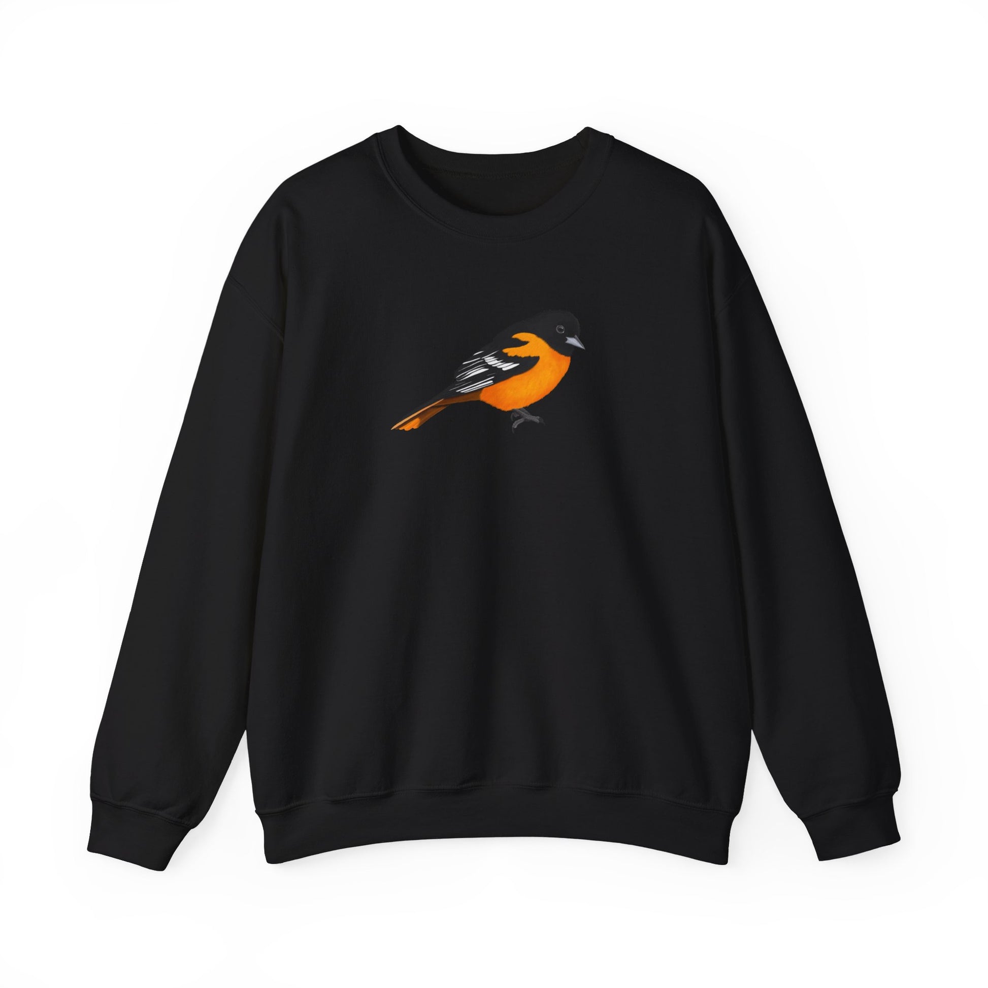 Baltimore Oriole Bird Watcher Biologist Crewneck Sweatshirt