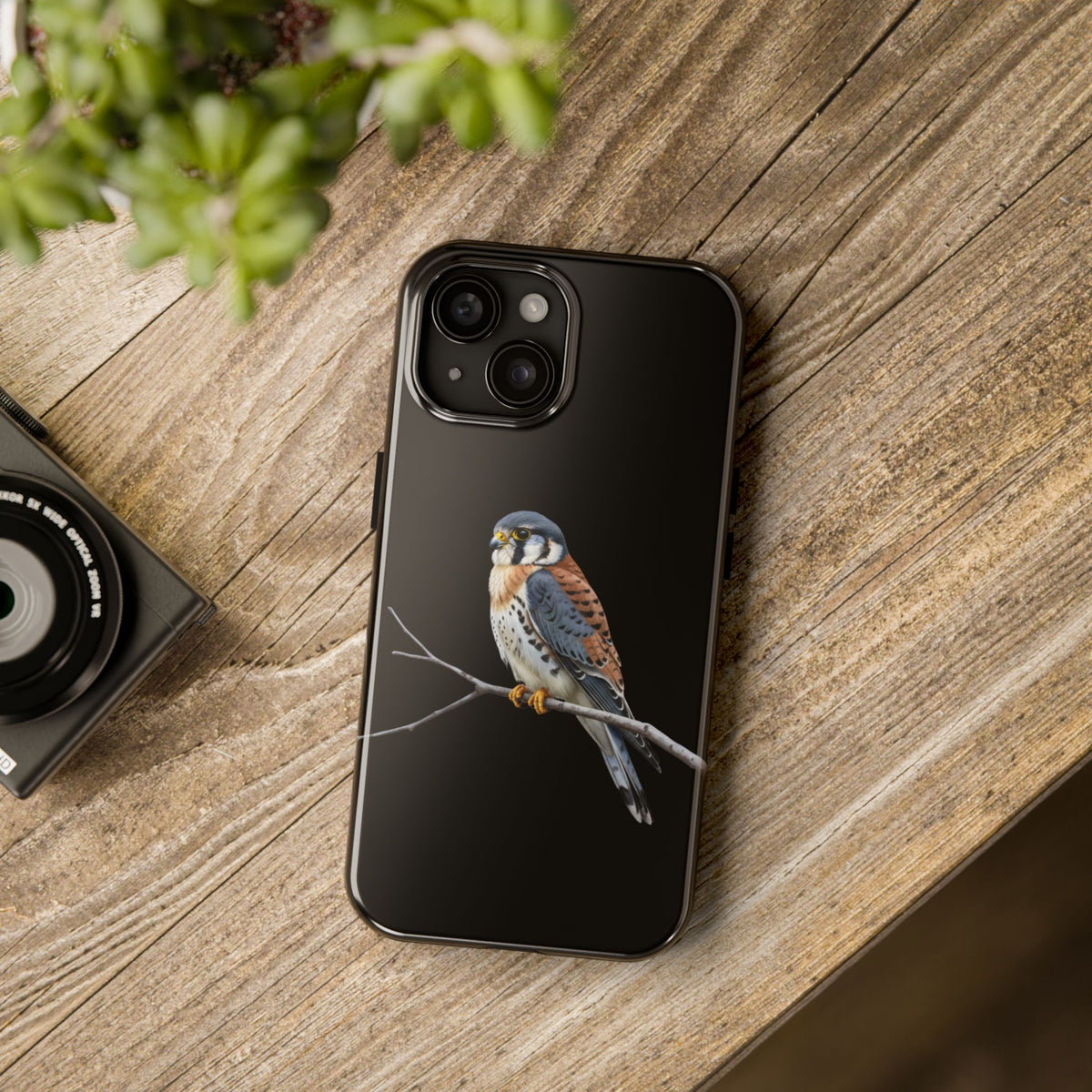American Kestrel iPhone Case – Premium Tough Phone Cover Black