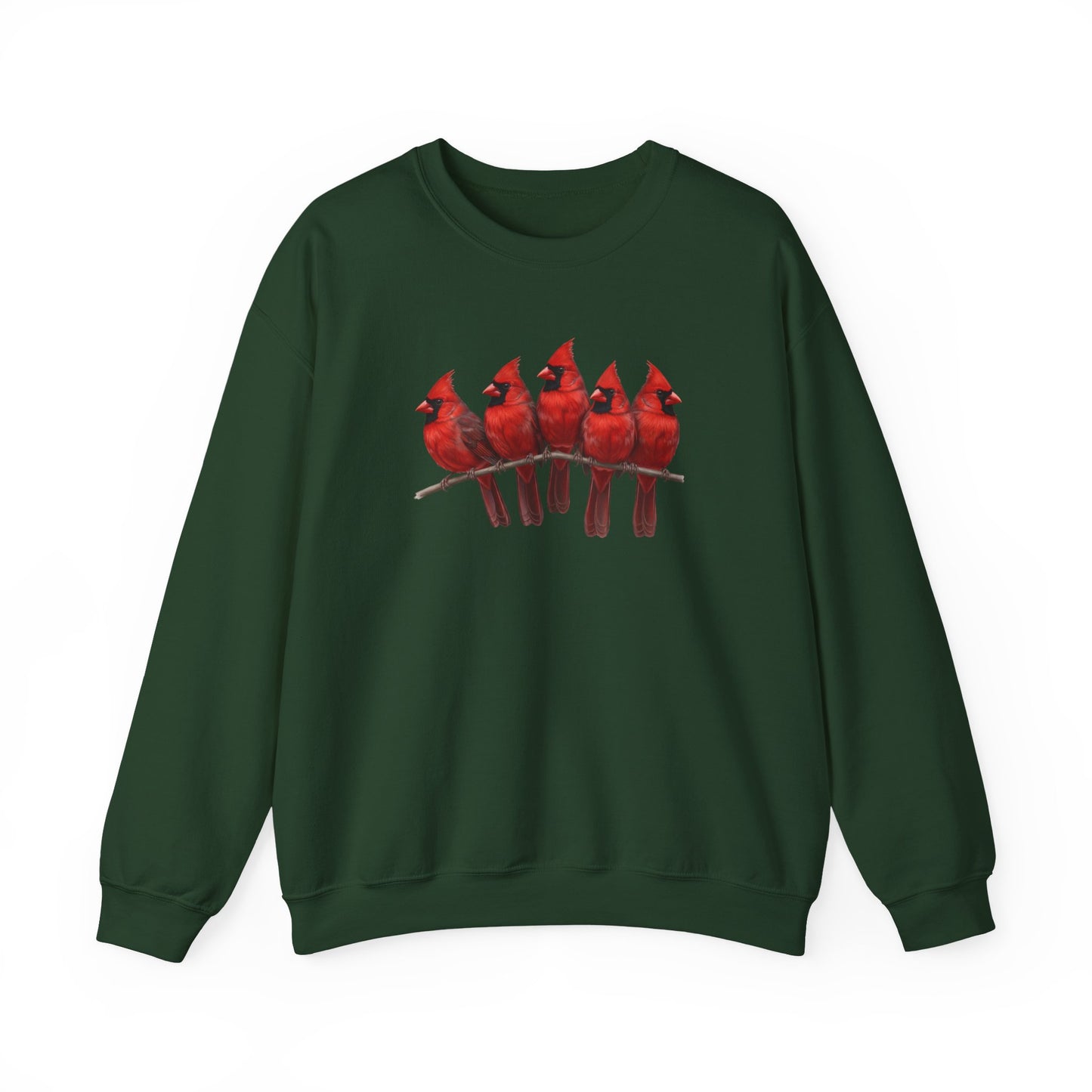 Cardinals Sweatshirt | Bird Watcher Crewneck | Unisex Songbird Gift for Bird Lovers
