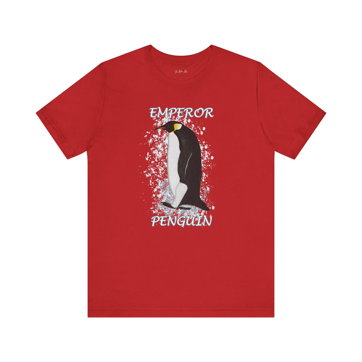 Emperor Penguin Birding & Birdwatching Bird T-Shirt – Cotton,