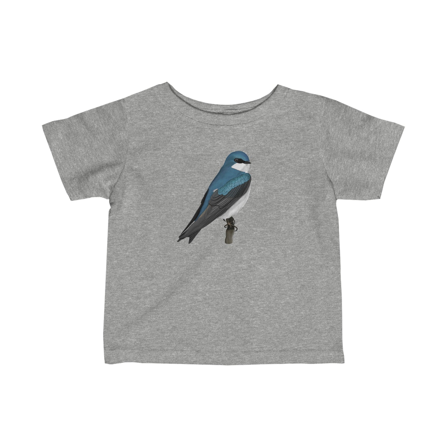 Tree Swallow Bird Baby & Toddler Fine Jersey Tee - jz.birds