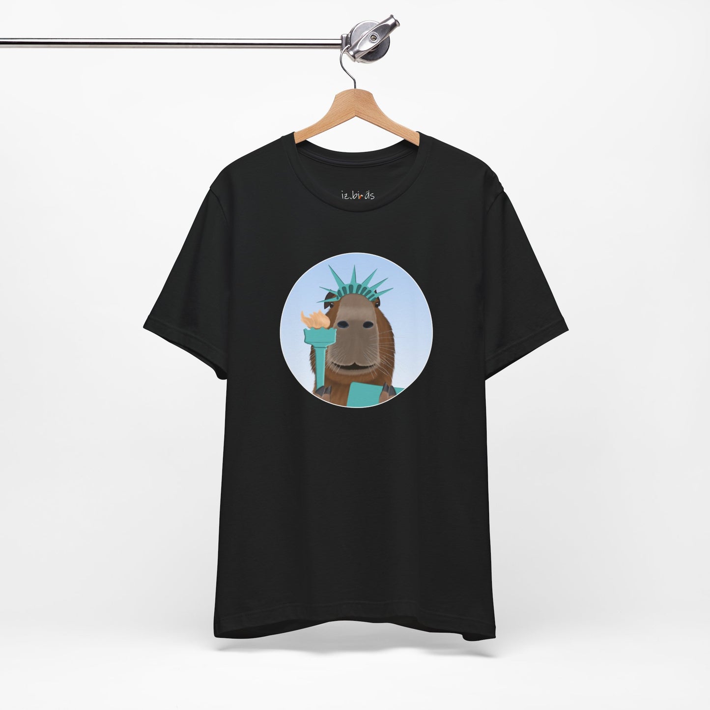 Capybara of Liberty Funny T-Shirt