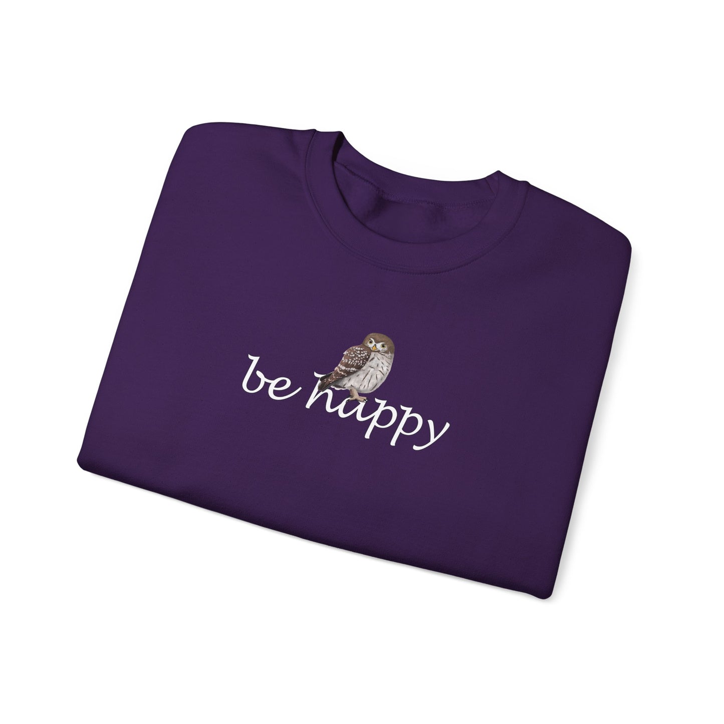 Owl Be Happy Bird Birding & Birdwatching Sweatshirt