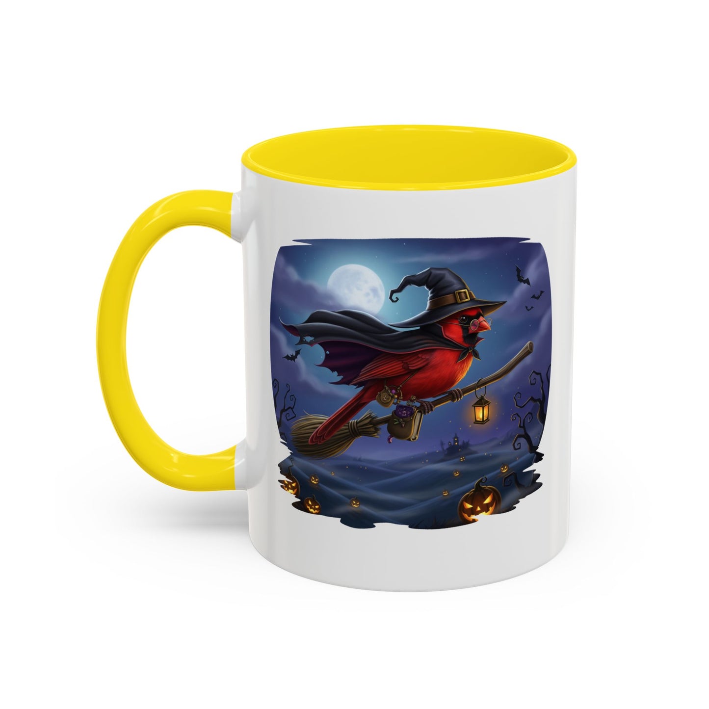 Cardinal Halloween Bird Mug - Perfect for Spooky Season
