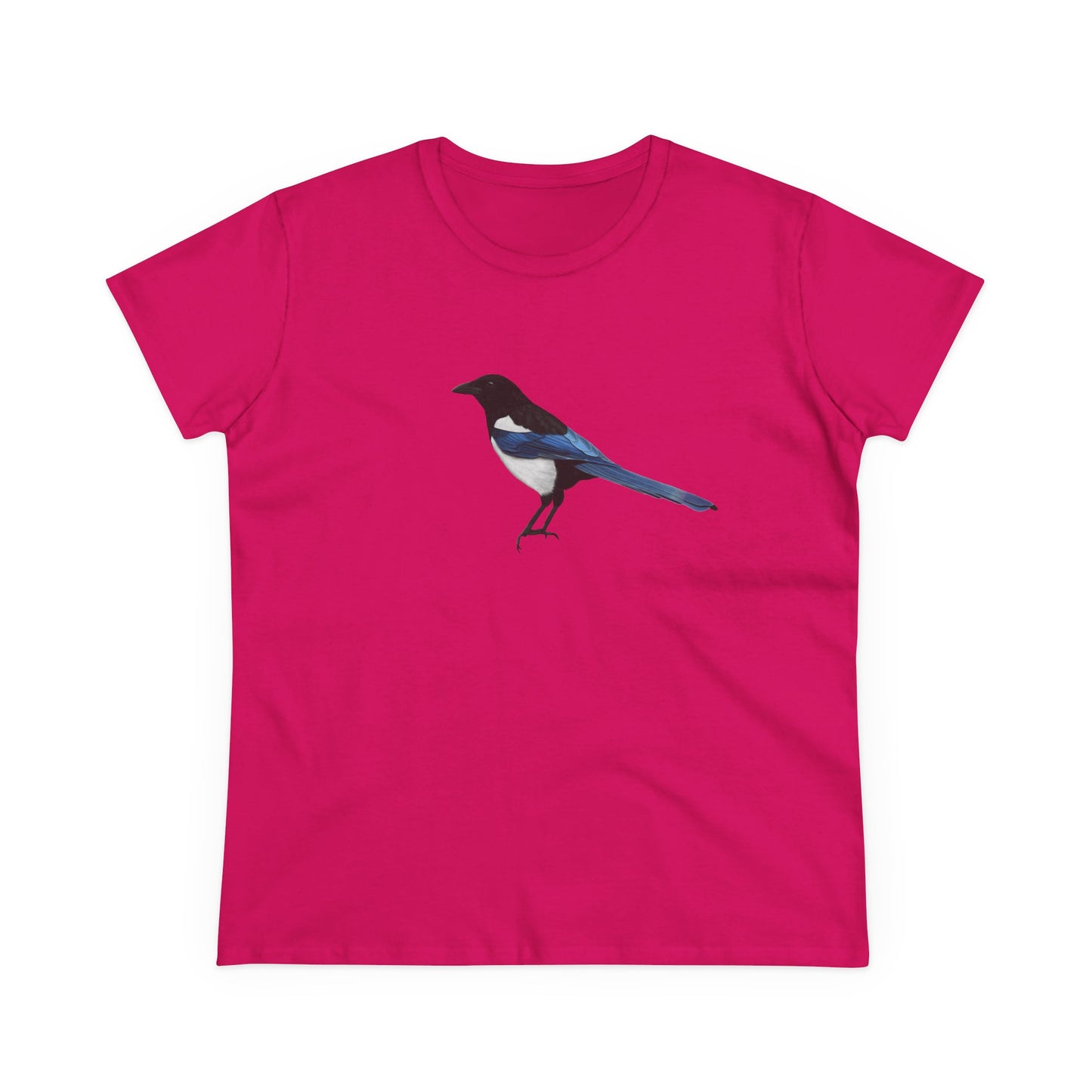 Magpie Bird Design for Birdwatchers and Bird Lovers Women's T-Shirt