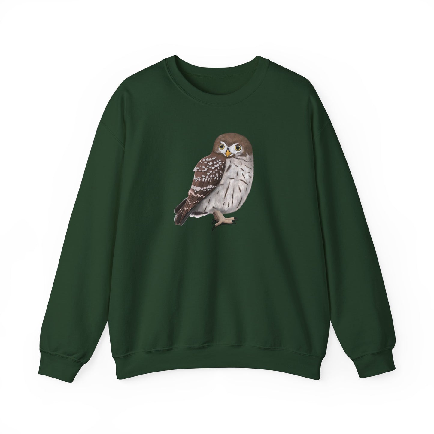 Owl Bird Watcher Biologist Crewneck Sweatshirt